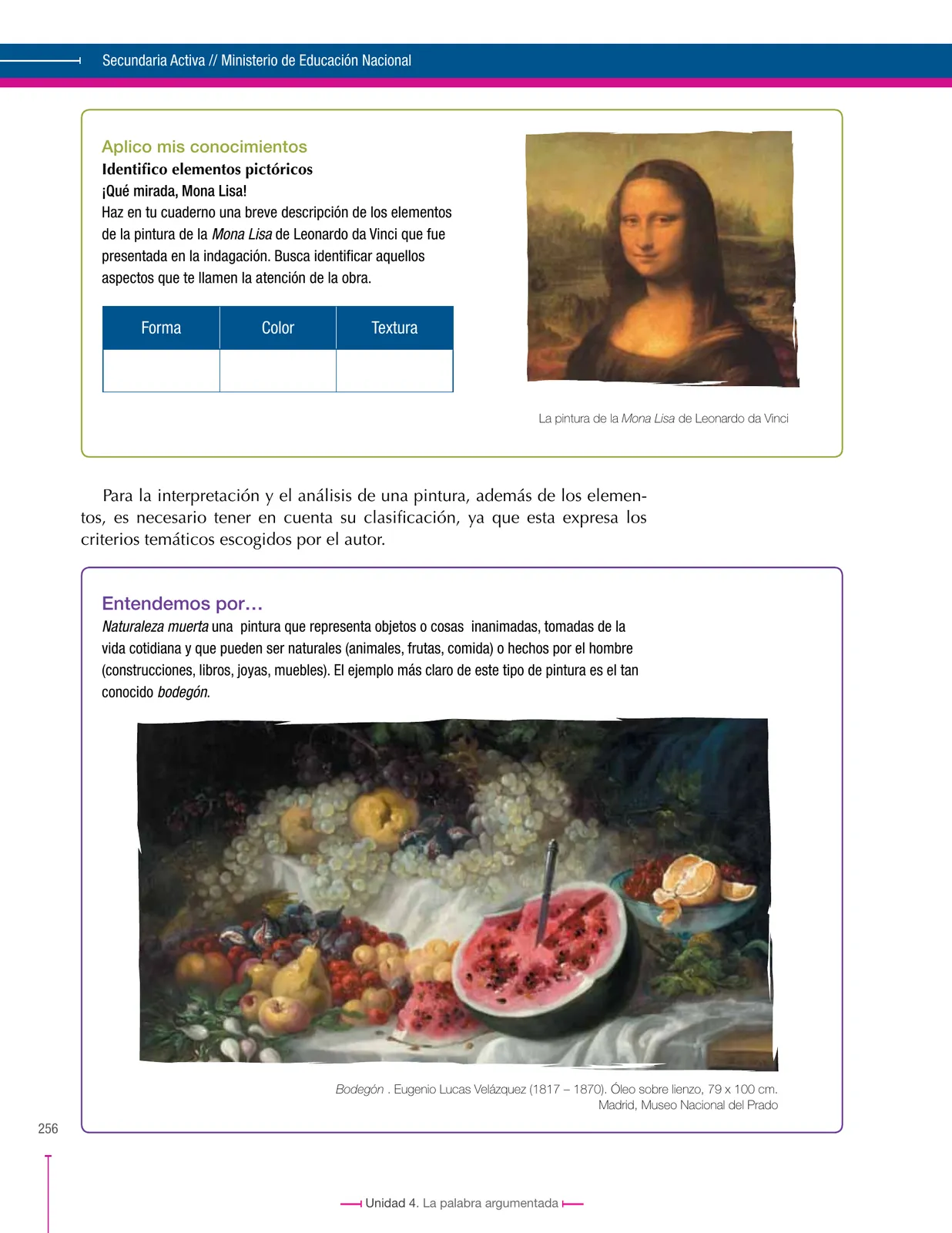 Página 256 de Lenguaje 8° · Secundaria Activa
