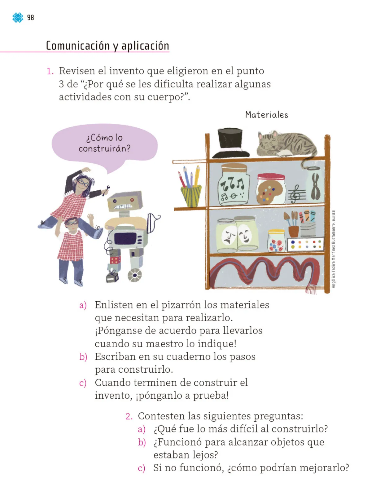 Miniatura página 99 de Proyectos de Aula.   Libro de Educación Primaria Grado 1°  Ciclo Escolar 2025 - 2026