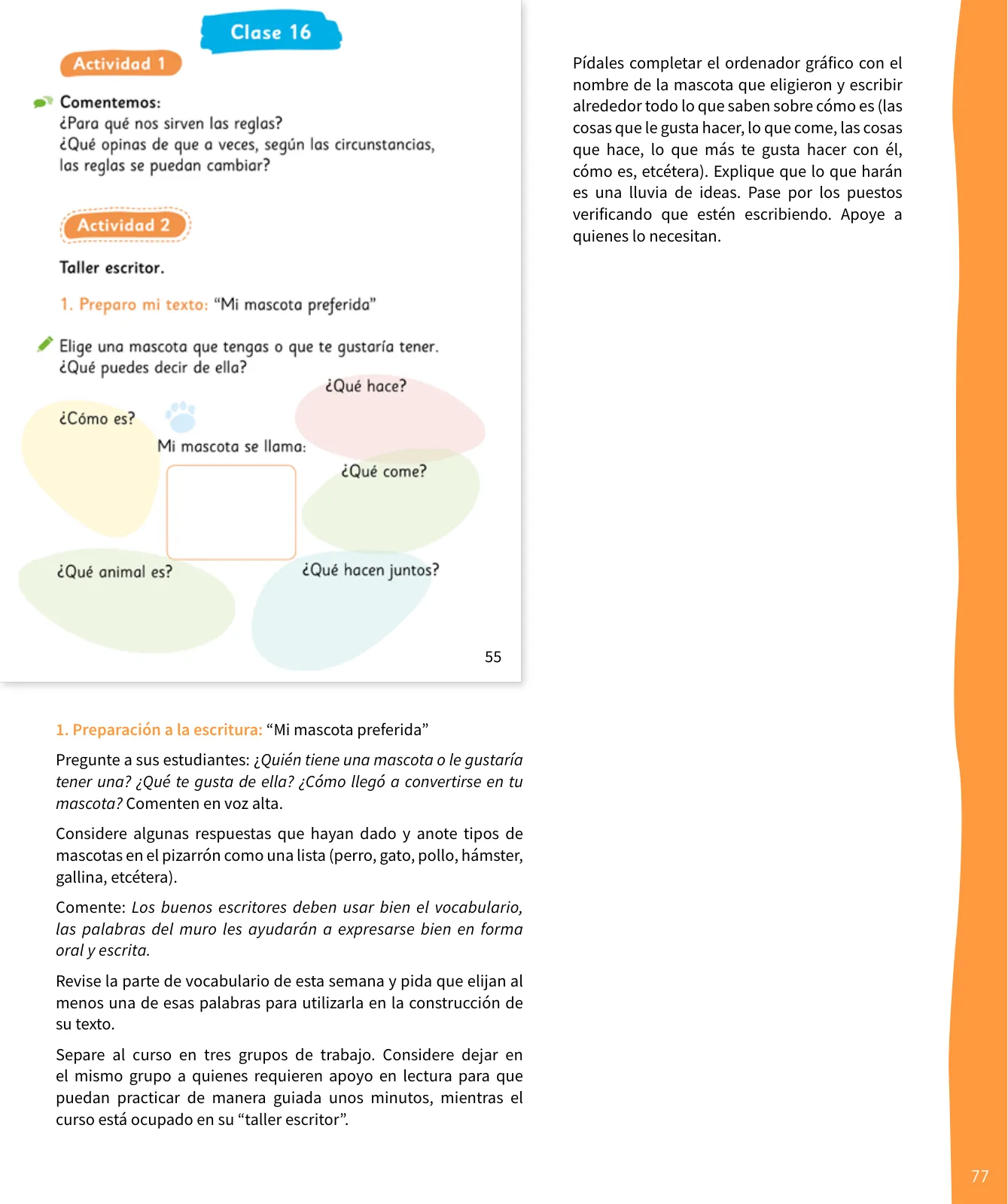 Miniatura página 78 de Lenguaje y Comunicación – Segundo Básico – Texto del Estudiante MINEDUC – Descargar PDF · 2024
