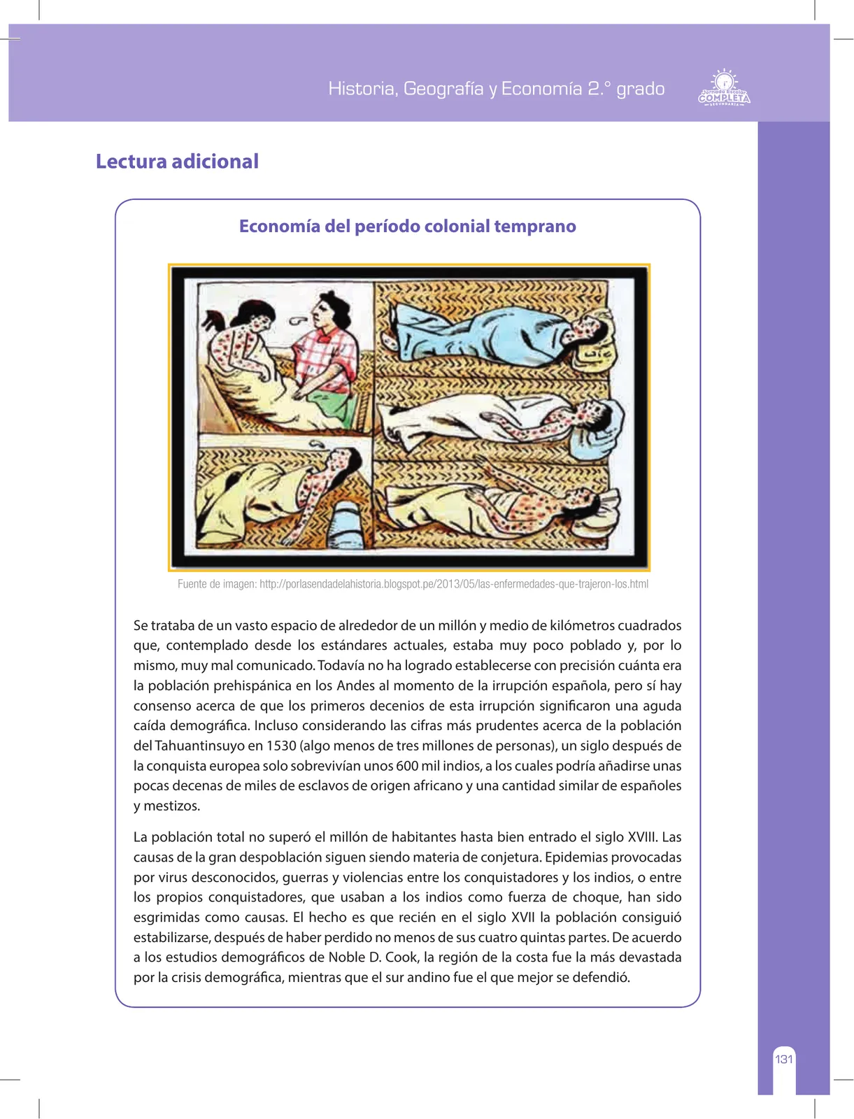 Página 131 de Historia, Geografía y Economía 2 : cuaderno de reforzamiento pedagógico - JEC ﻿ · 2016
