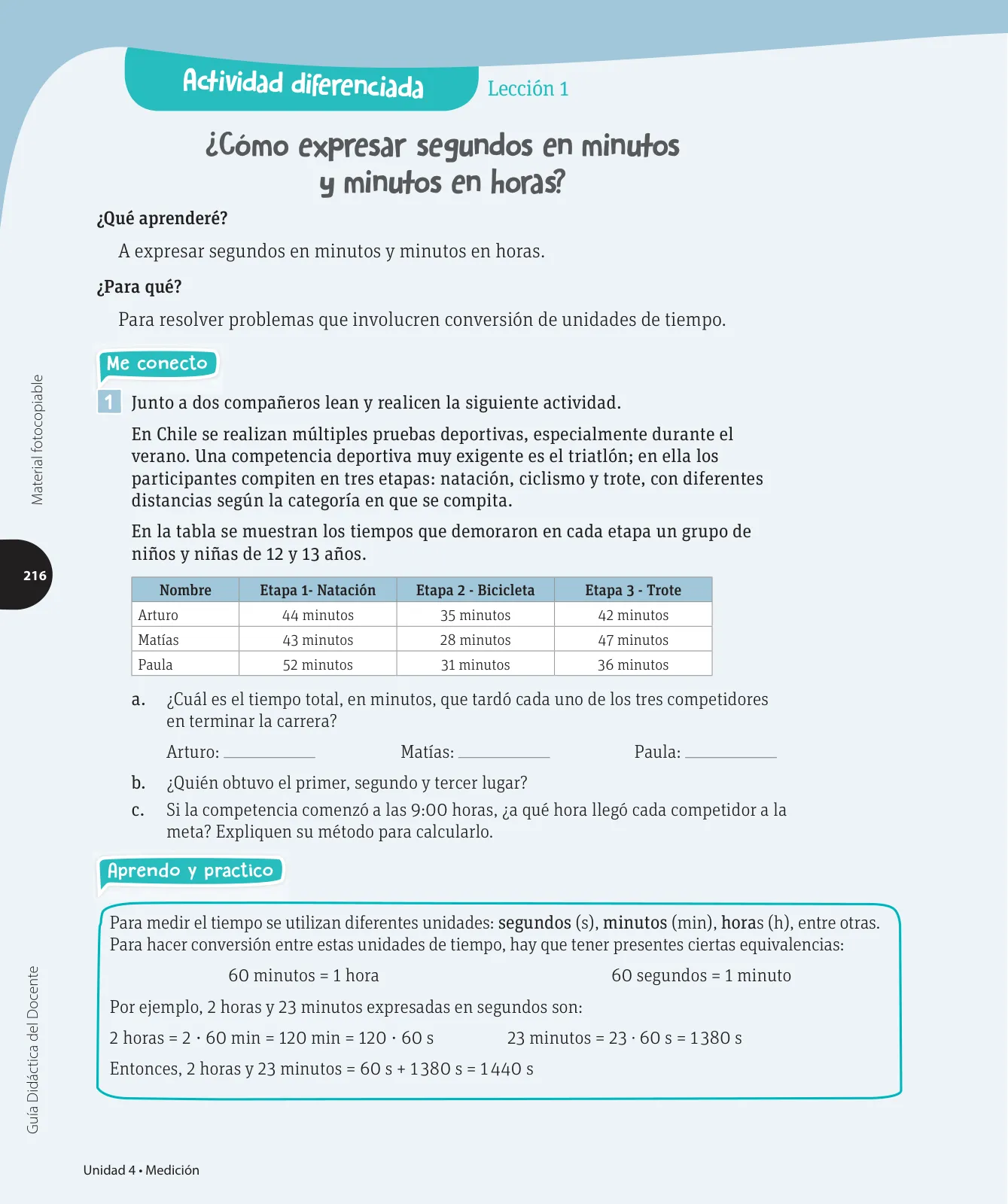 Página 137 de Matemática – Cuarto Básico | Texto del Estudiante MINEDUC – Descargar PDF · 2024