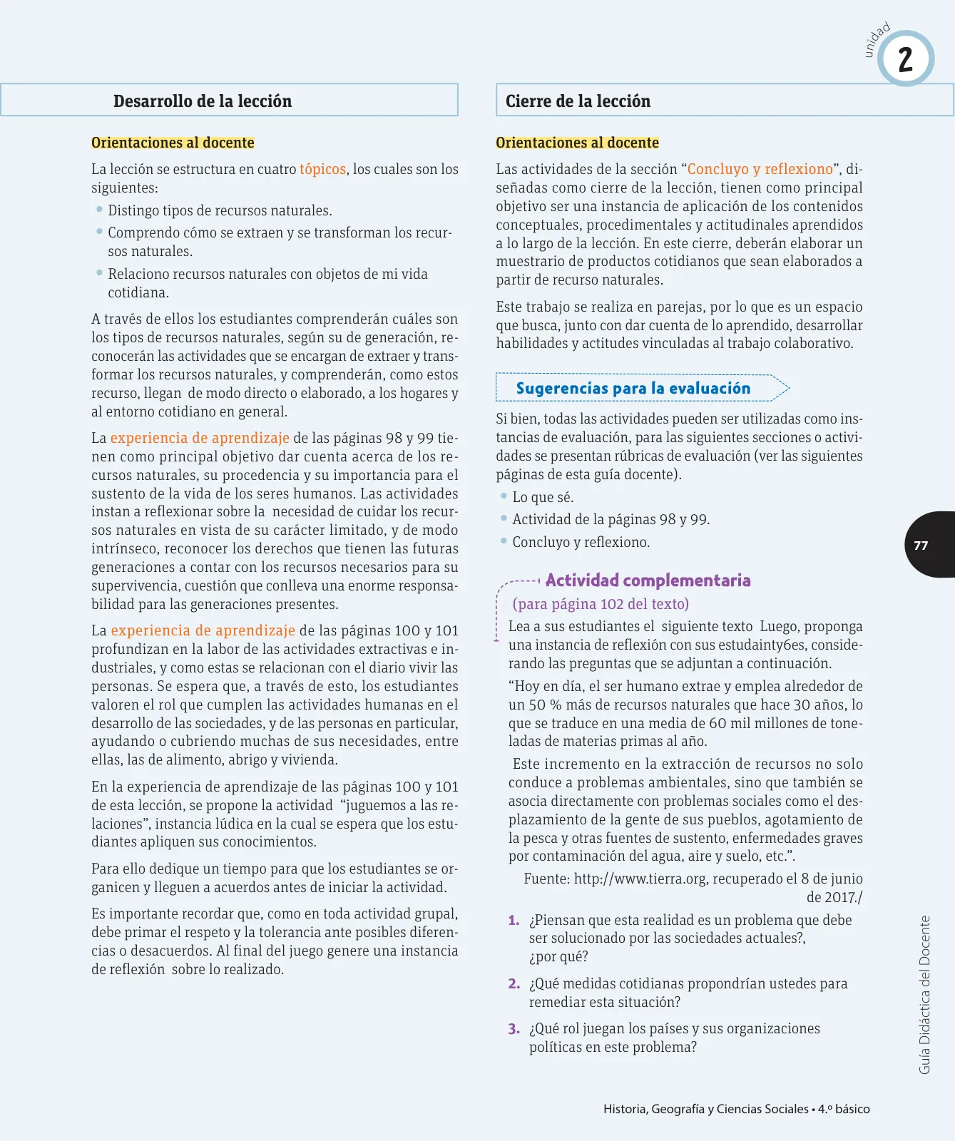 Página 142 de Ciencias Naturales – Cuarto Básico | Texto del Estudiante MINEDUC – Descargar PDF · 2024