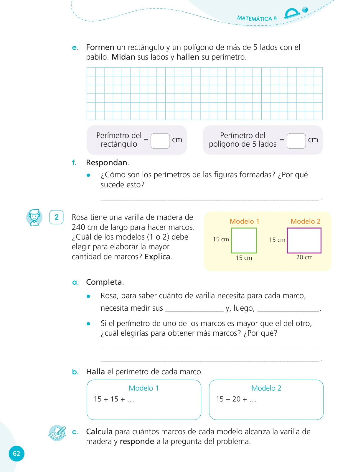 Página 64 de Cuadernillo de Matemática 4, cuarto grado de Primaria · 2023