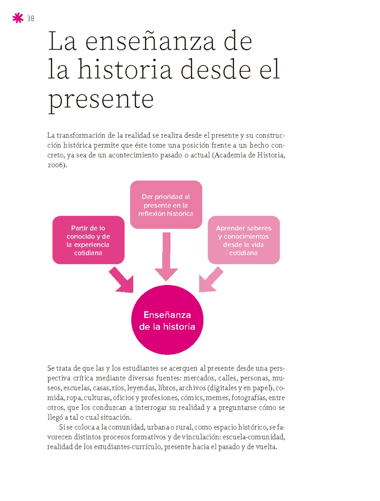 Página 39 de Un libro sin recetas para la maestra y el maestro. Fase 6. Libro de Educación Secundaria Grado 1°, 2°, 3° Ciclo Escolar 2025 - 2026