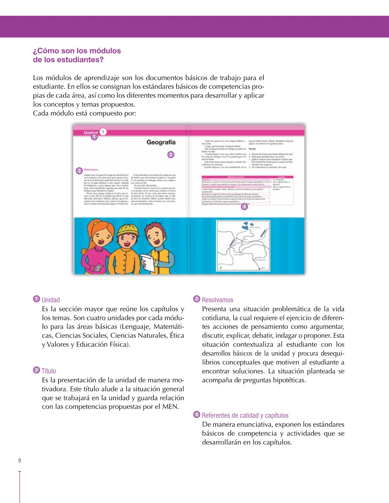 Miniatura página 8 de Ciencias Sociales 8° · Secundaria Activa