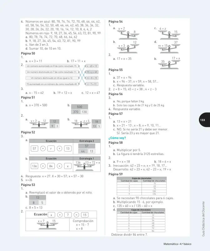 Página 322 de Matemática – Cuarto Básico | Texto del Estudiante MINEDUC – Descargar PDF · 2024