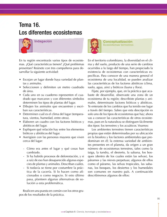 Página 95 de Ciencias Naturales 6° · Secundaria Activa