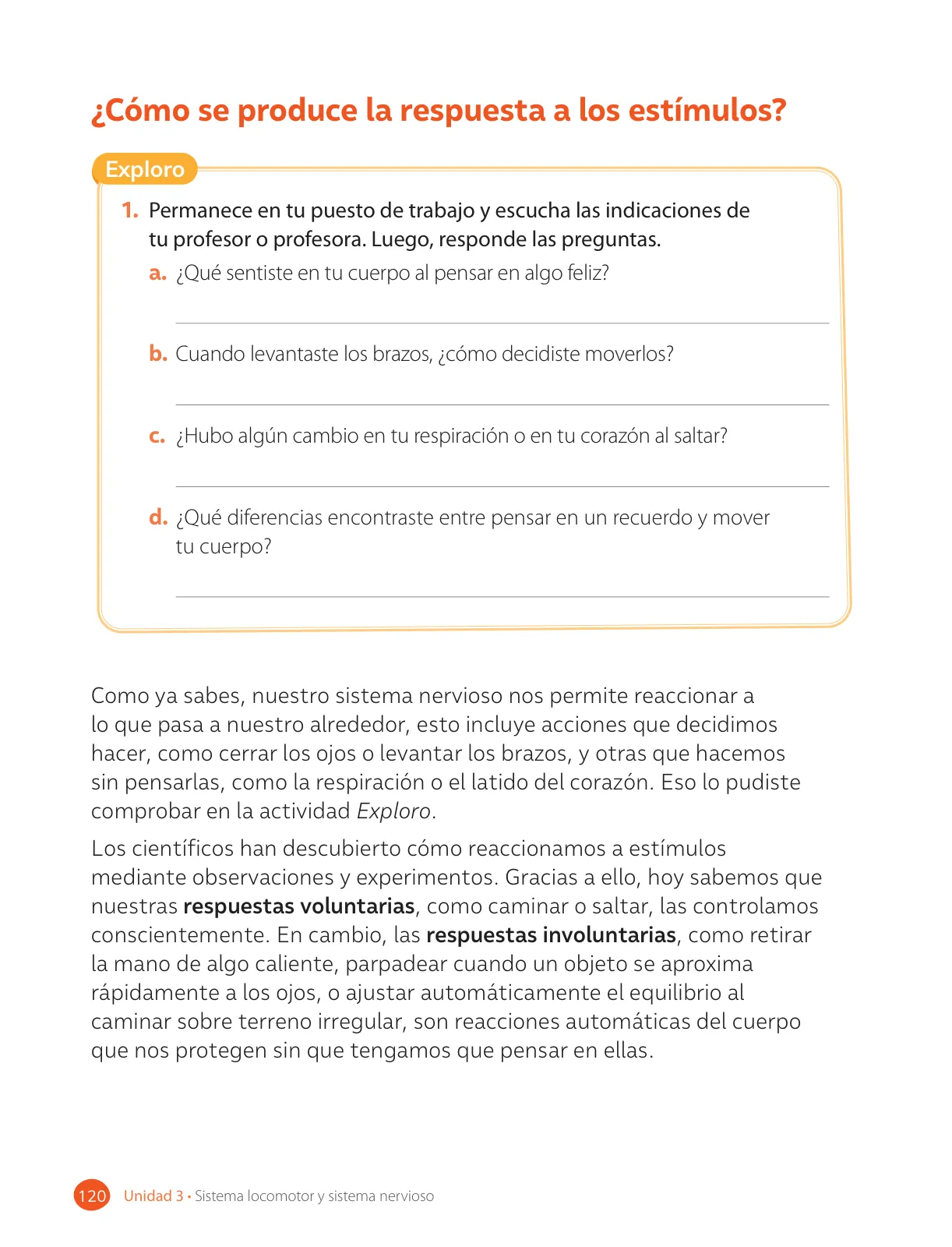 Página 122 de Ciencias Naturales – Cuarto Básico | Texto del Estudiante MINEDUC – Descargar PDF · 2024