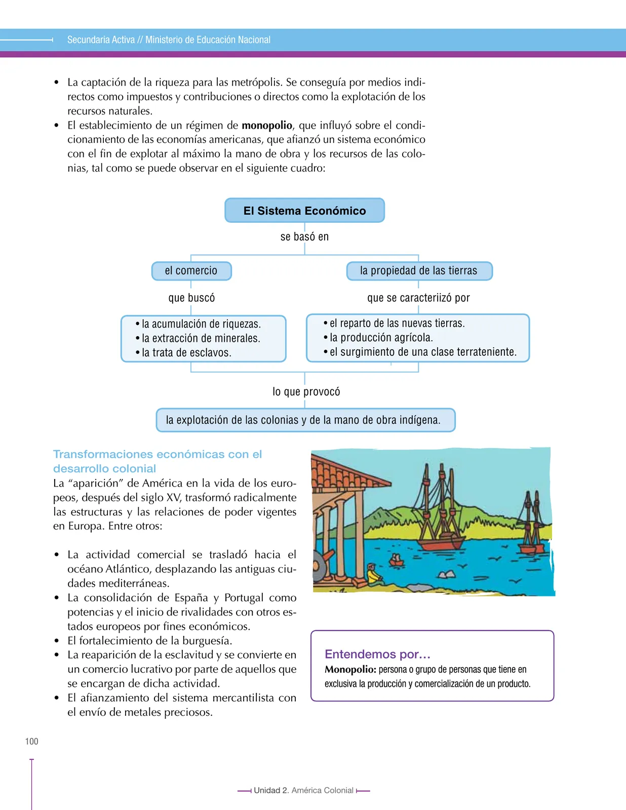 Página 100 de Ciencias Sociales 8° · Secundaria Activa
