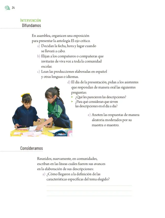 Página 37 de Proyectos de Aula. Libro de Educación Primaria Grado 6° Ciclo Escolar 2025 - 2026