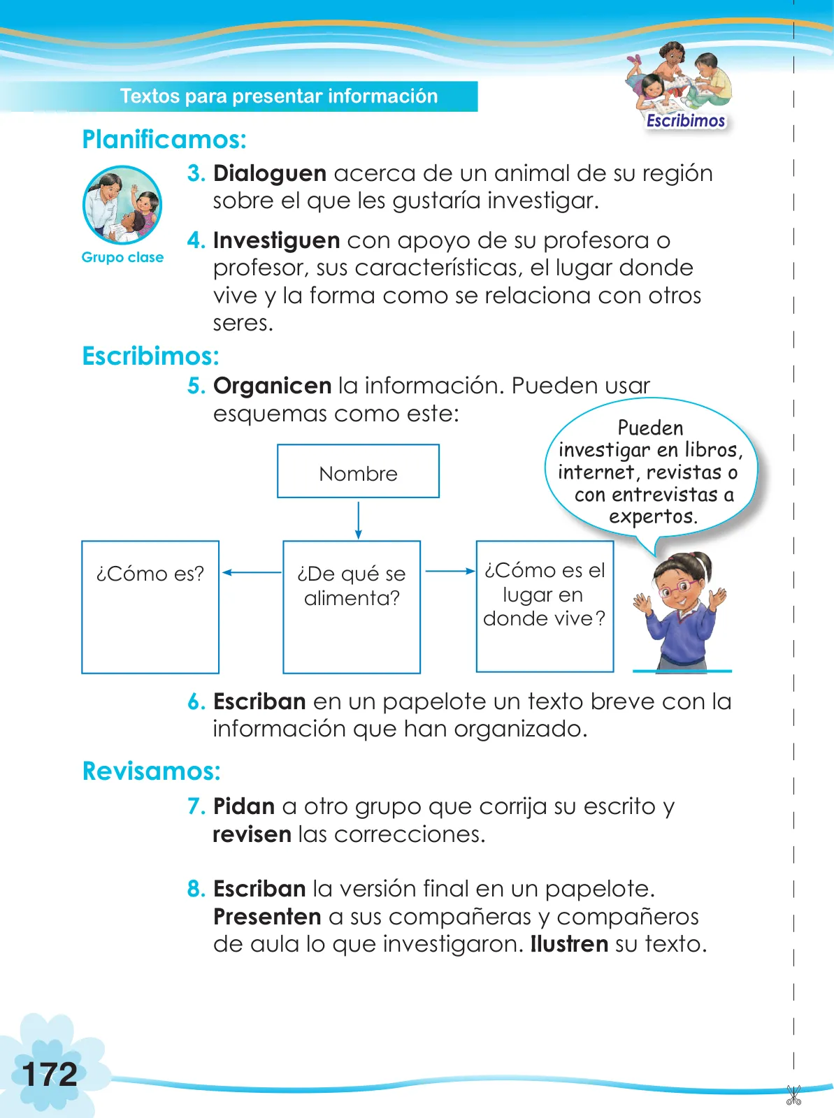 Miniatura página 174 de Comunicación 2 : cuaderno de trabajo para segundo grado de Educación Primaria 2019 · 2019