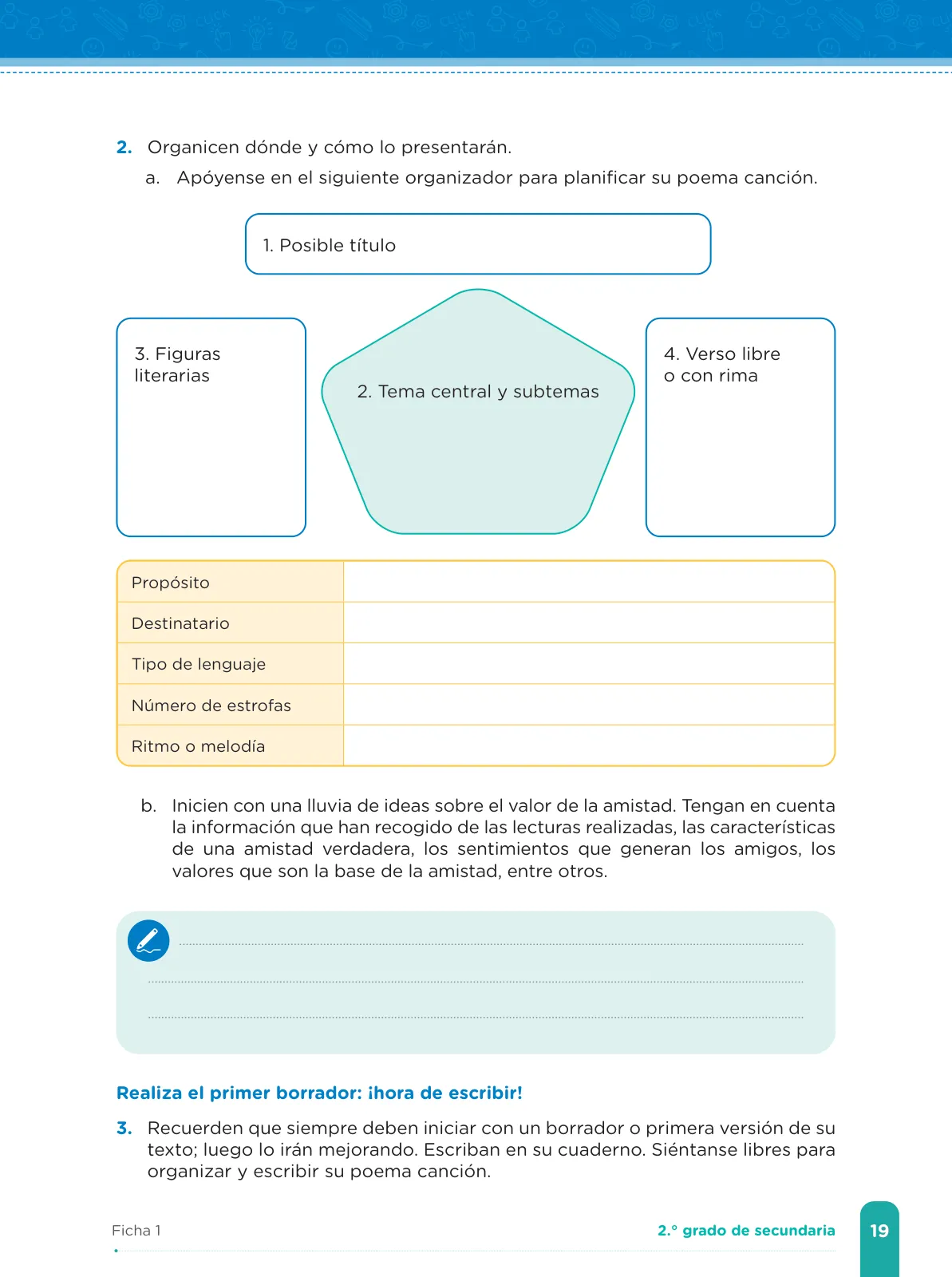 Página 21 de Fichas de aprendizaje de Comunicación 2 · 2024