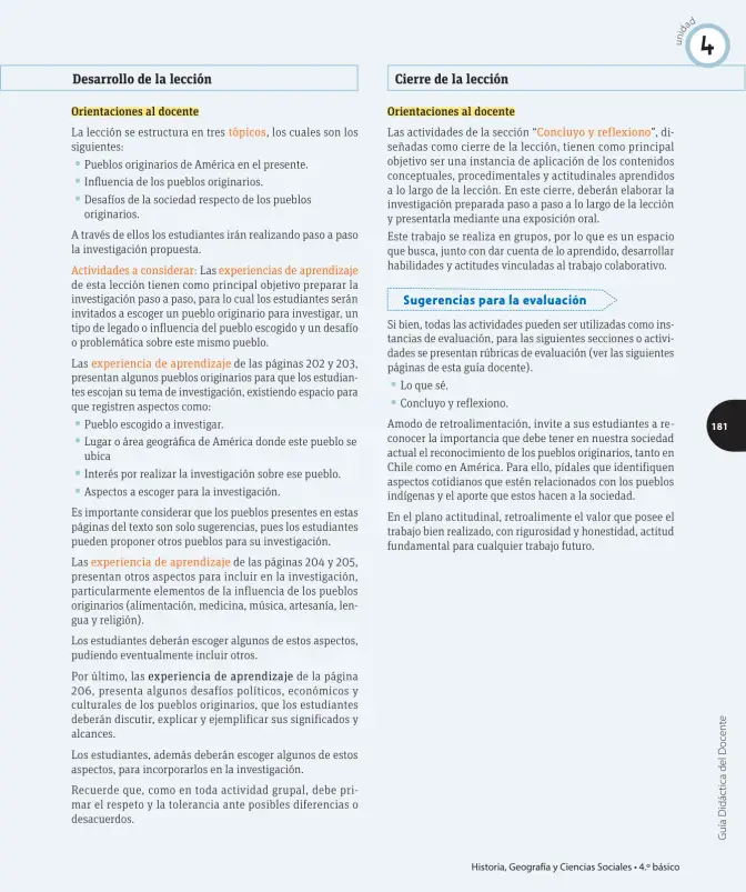 Página 136 de Historia, Geografía y Ciencias Sociales – Cuarto Básico | Texto del Estudiante MINEDUC – Descargar PDF · 2024