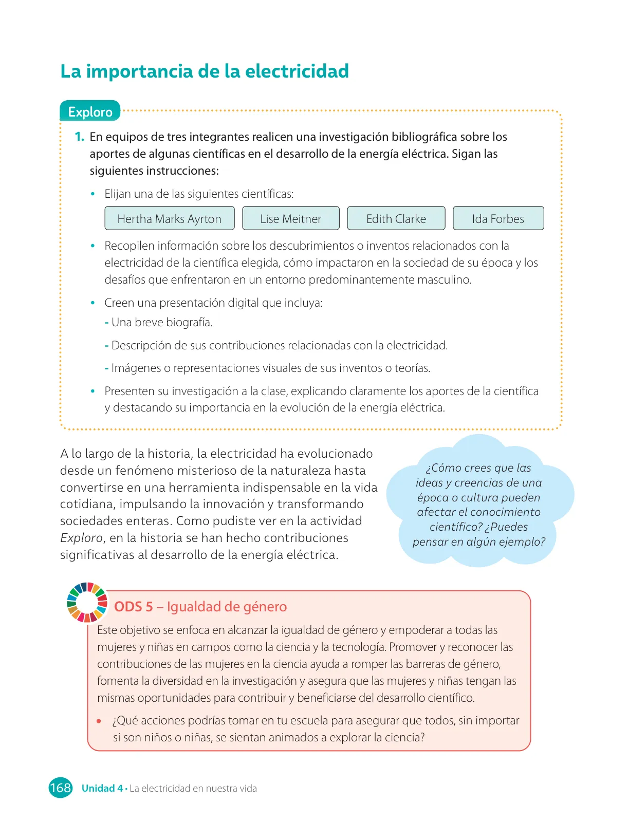 Página 170 de Libro de Ciencias Naturales – Quinto Básico | Texto del Estudiante MINEDUC – Descargar PDF · 2024