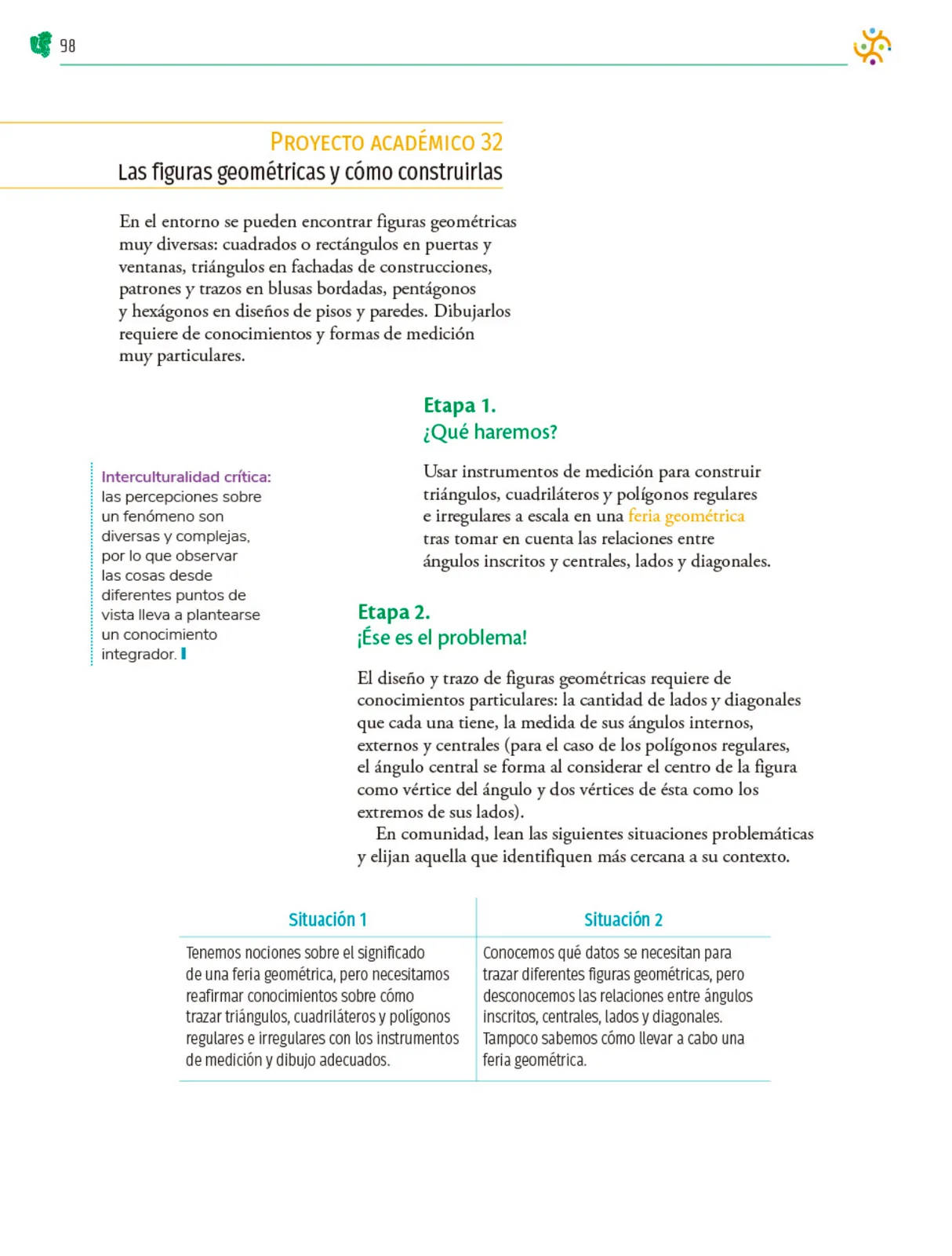 Página 99 de Colección Sk´asolil. Nuestro libro de Proyectos.  Tomo III.  Libro de Educación Telesecundaria Grado 2°  Ciclo Escolar 2025 - 2026