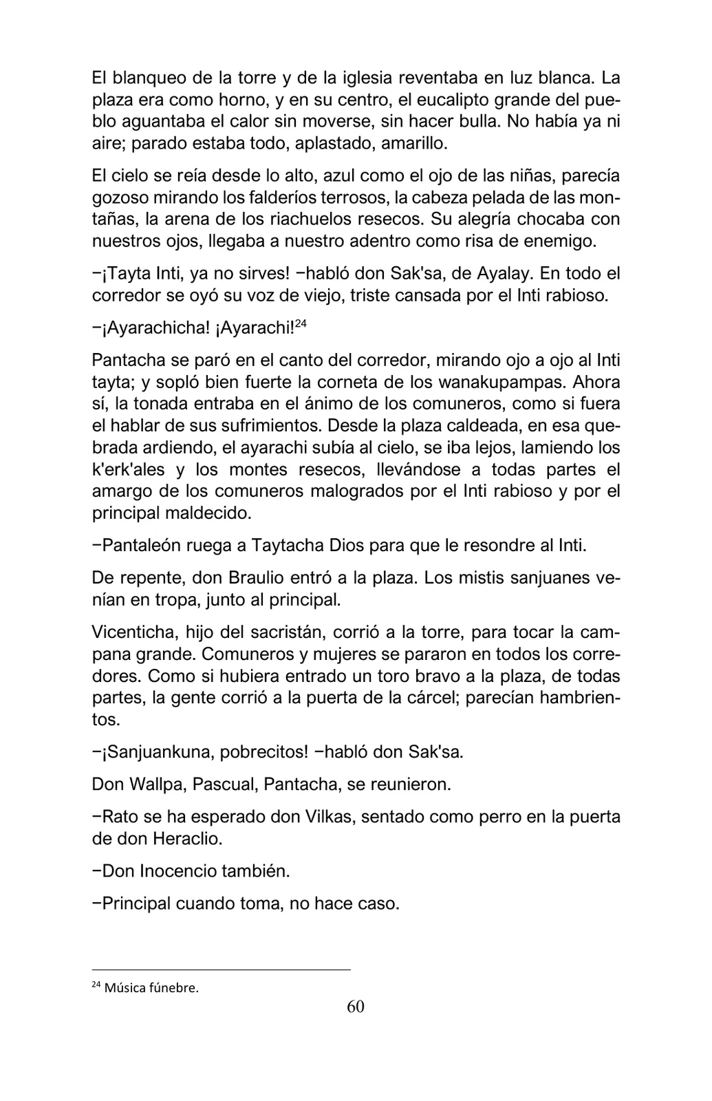 Página 60 de Arguedas, entre el fuego y el amor : textos seleccionados para estudiantes de Educación Básica · 2021