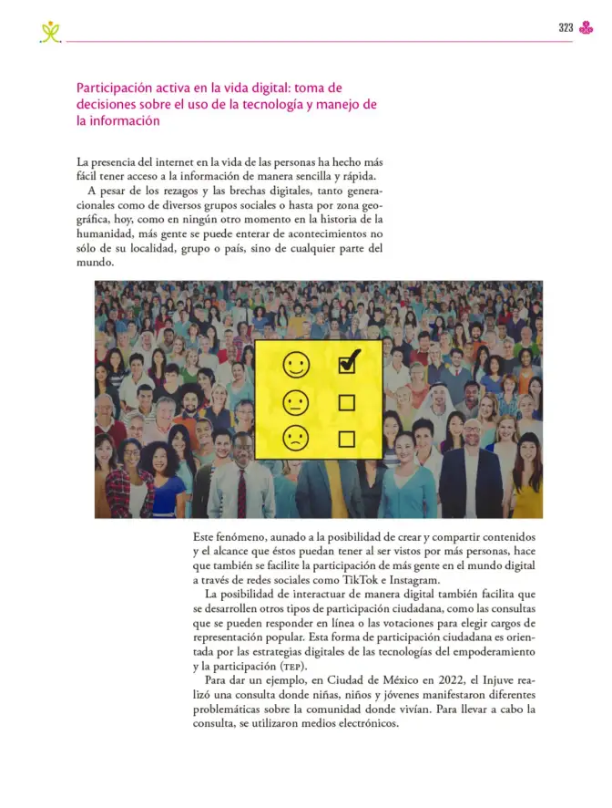 Página 324 de Colección Sk´asolil. Ética, naturaleza y sociedades. Libro de Educación Secundaria Grado 2° Ciclo Escolar 2025 - 2026