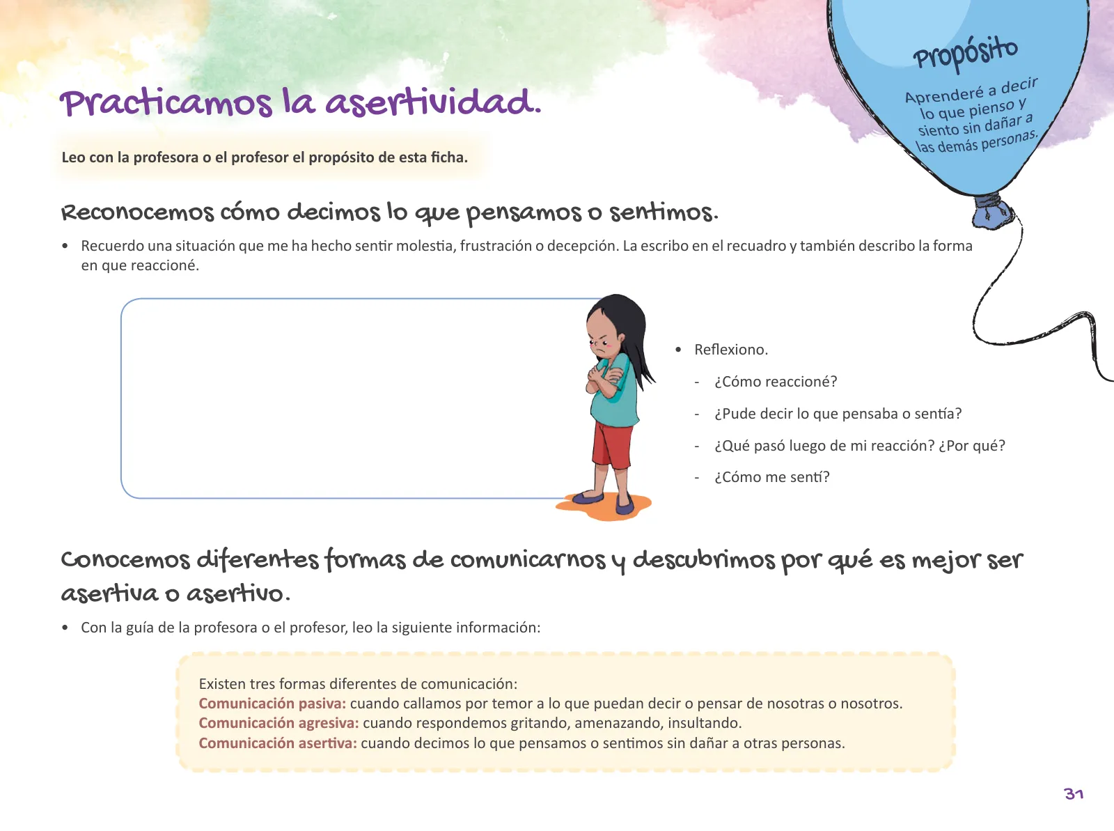 Página 33 de Cuadernillo de Tutoría Quinto Grado Educación Primaria 2019 · 2019
