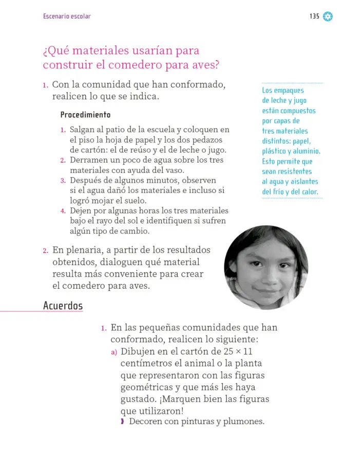 Página 136 de Proyectos Escolares. Libro de Educación Primaria Grado 1° Ciclo Escolar 2025 - 2026