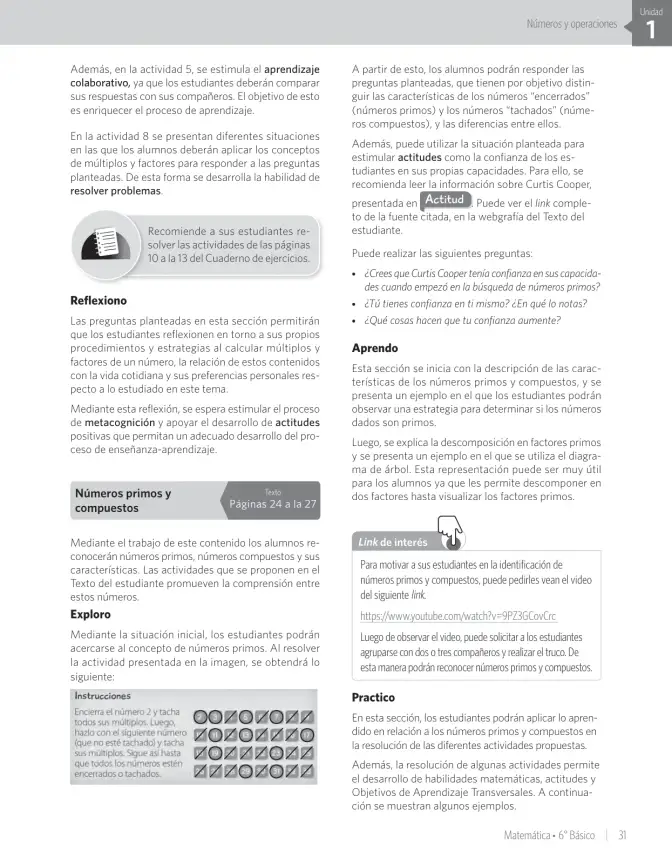 Página 37 de Matemática – Sexto Básico | Texto del Estudiante MINEDUC – Descargar PDF · 2024