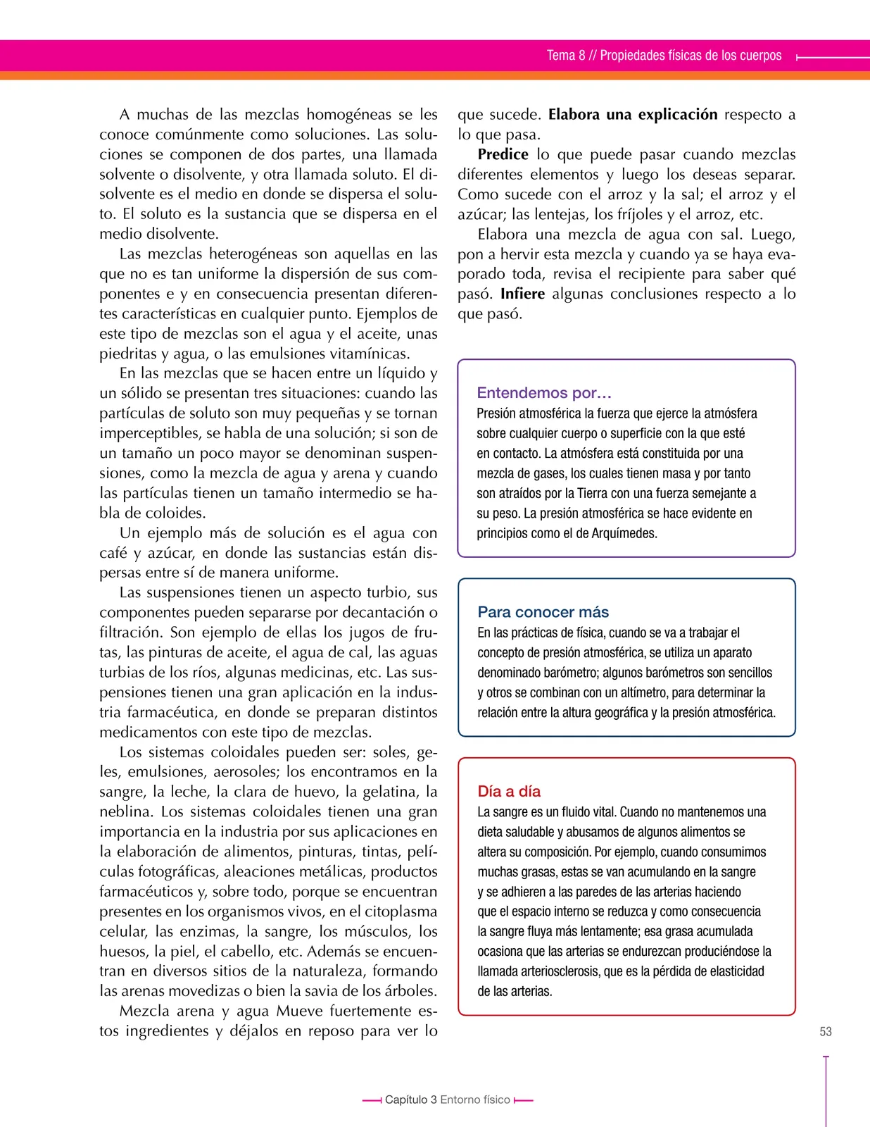 Miniatura página 53 de Ciencias Naturales 8° · Secundaria Activa