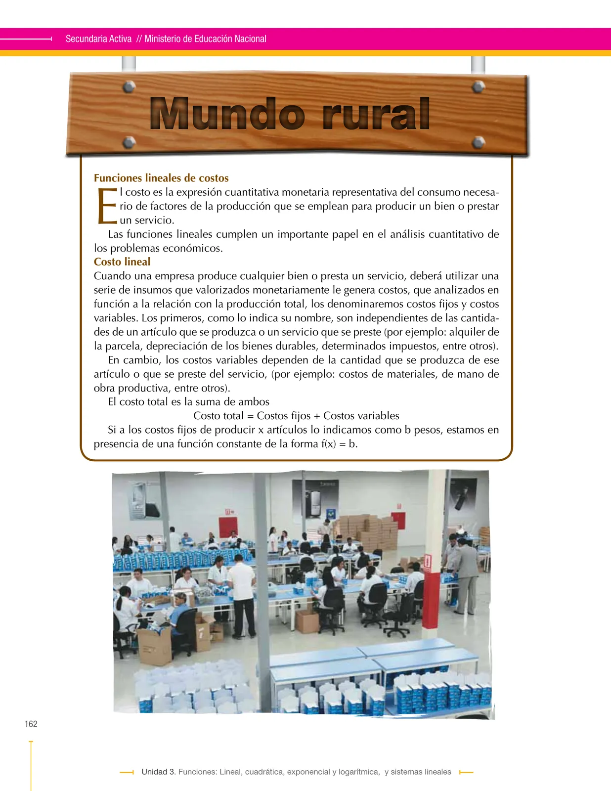 Miniatura página 162 de Matematica 9° · Secundaria Activa