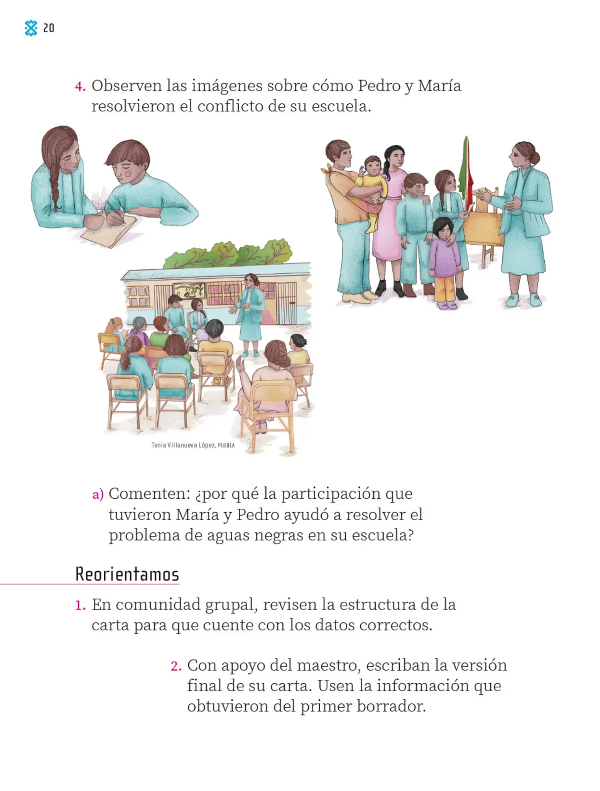 Página 21 de Proyectos Comunitarios. Libro de Educación Primaria Grado 1° Ciclo Escolar 2025 - 2026