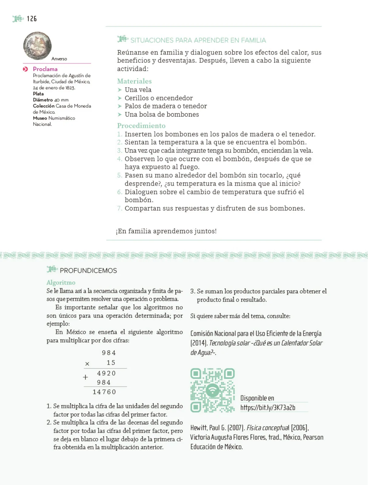 Página 127 de Nuestros saberes: Libro para alumnos, maestros y familia. Libro de Educación Primaria Grado 5° Ciclo Escolar 2025 - 2026