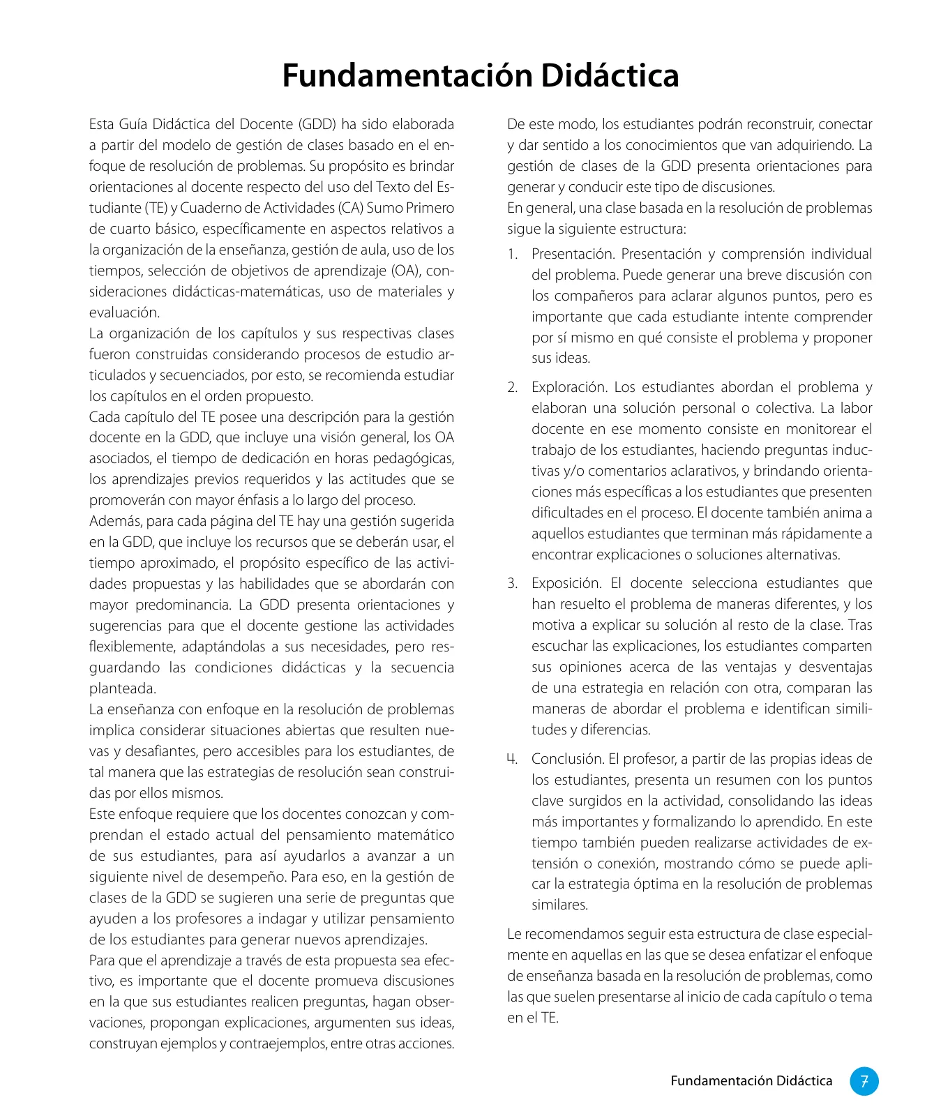 Página 9 de Sumo Primero – Cuarto Básico | Texto del Estudiante MINEDUC – Descargar PDF · 2024