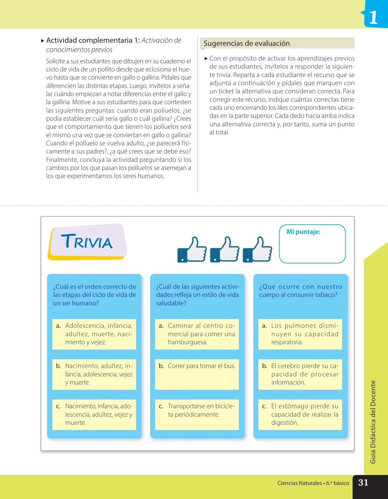 Página 44 de Libro de Ciencias Naturales – Quinto Básico | Texto del Estudiante MINEDUC – Descargar PDF · 2024