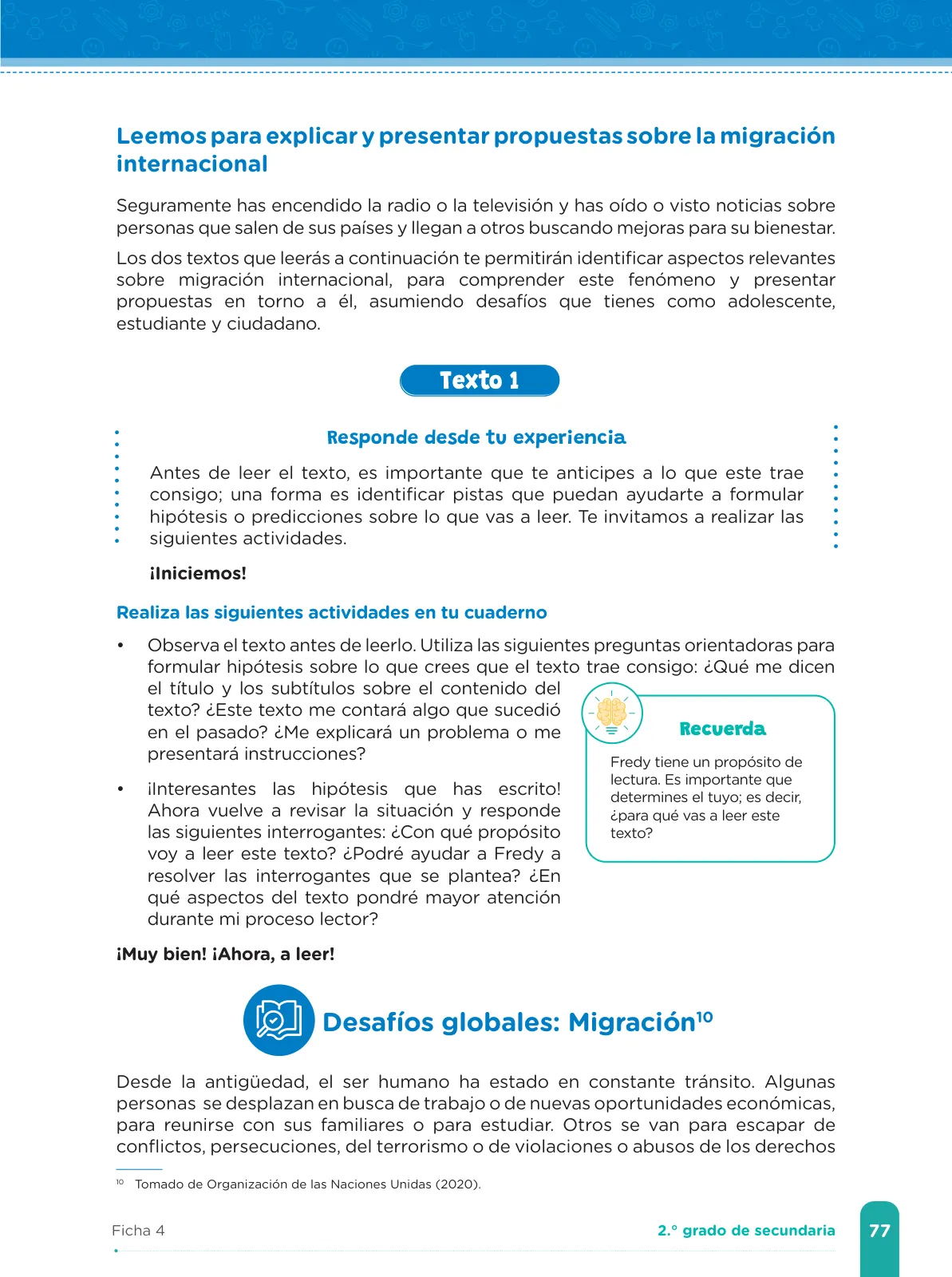 Página 79 de Fichas de aprendizaje de Comunicación 2 · 2024
