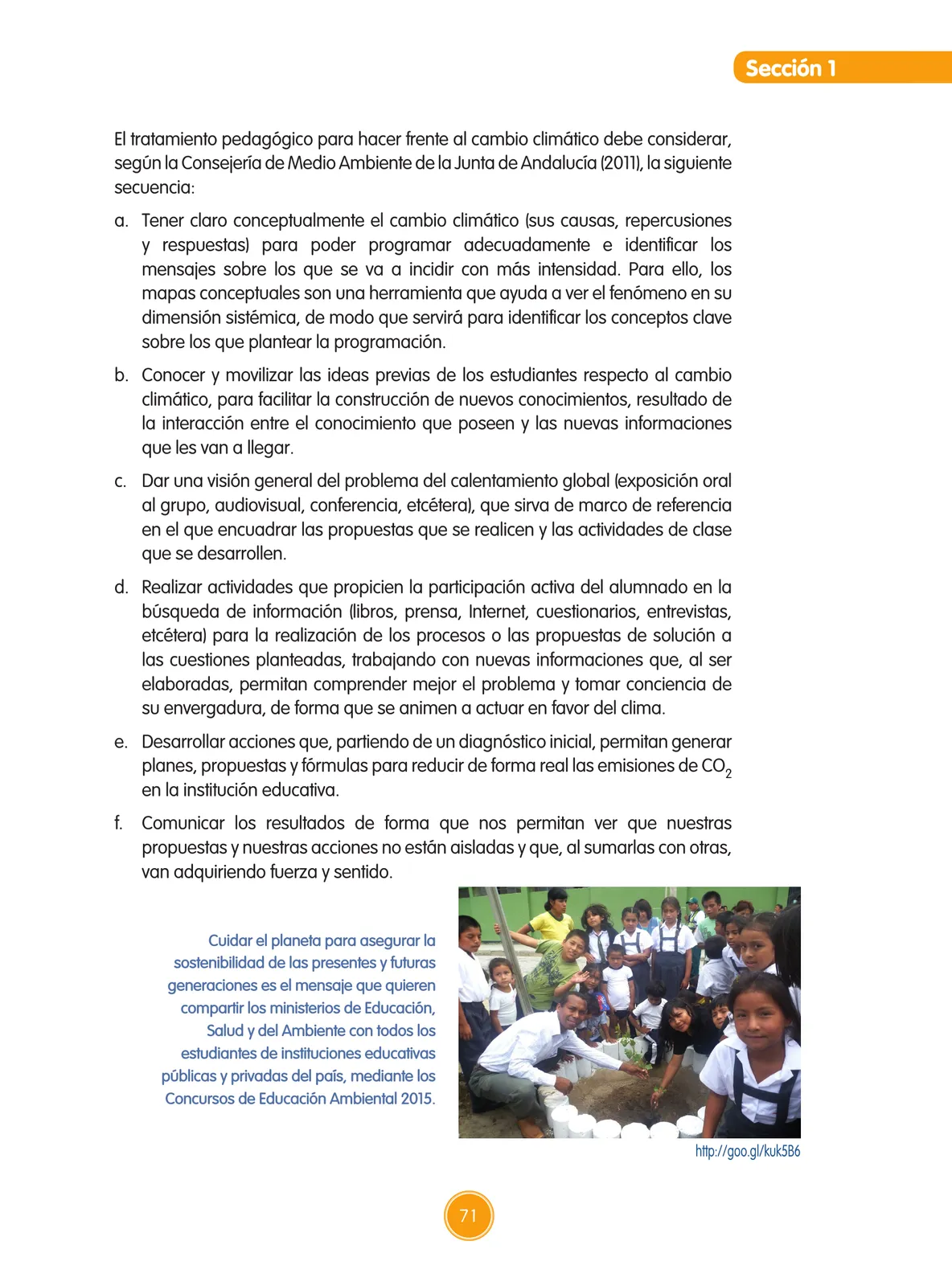 Página 139 de Guía de educación ambiental para el desarrollo sostenible : cambio climático · 2016
