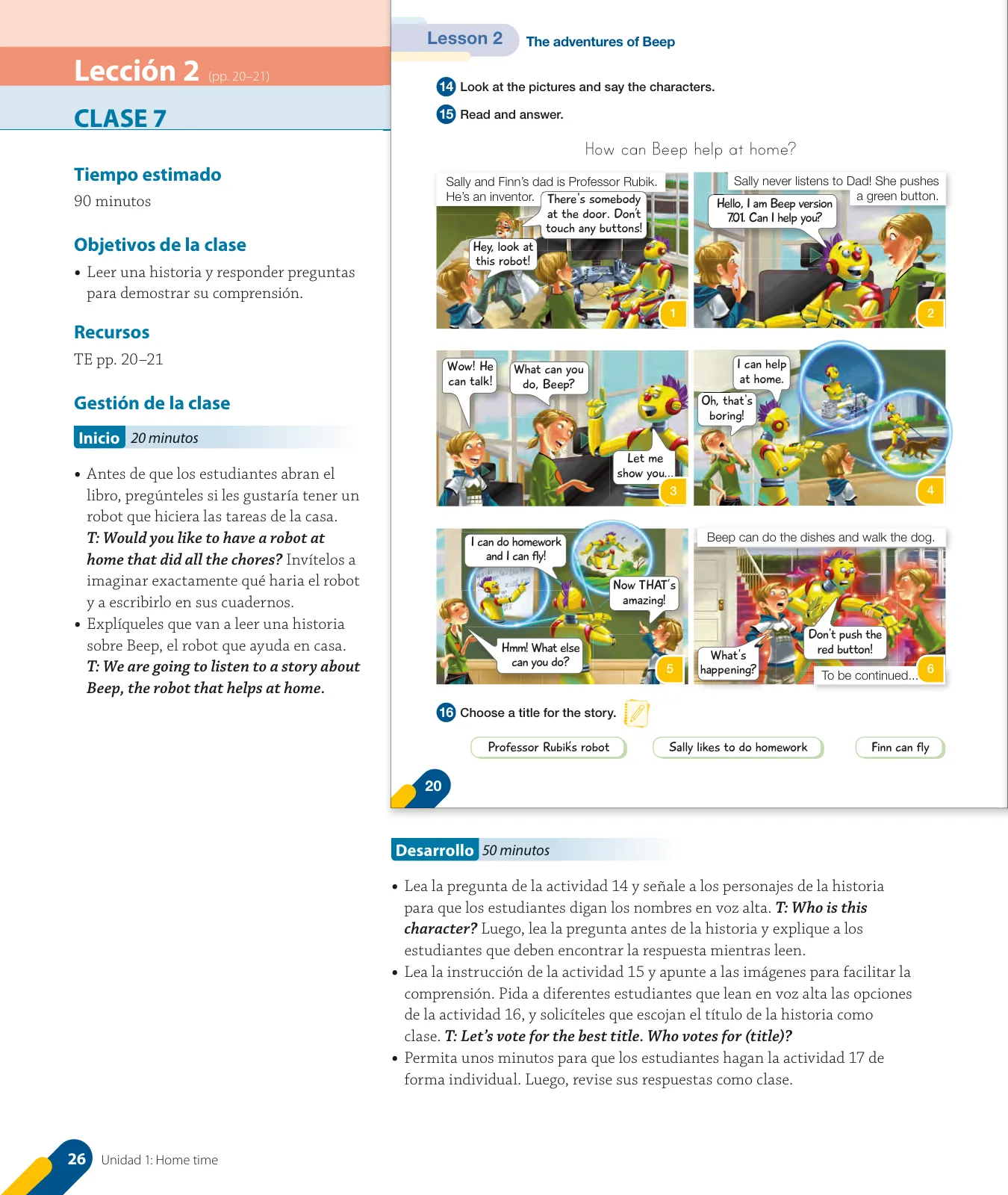 Miniatura página 28 de Inglés – Quinto Básico | Texto del Estudiante MINEDUC – Descargar PDF · 2024