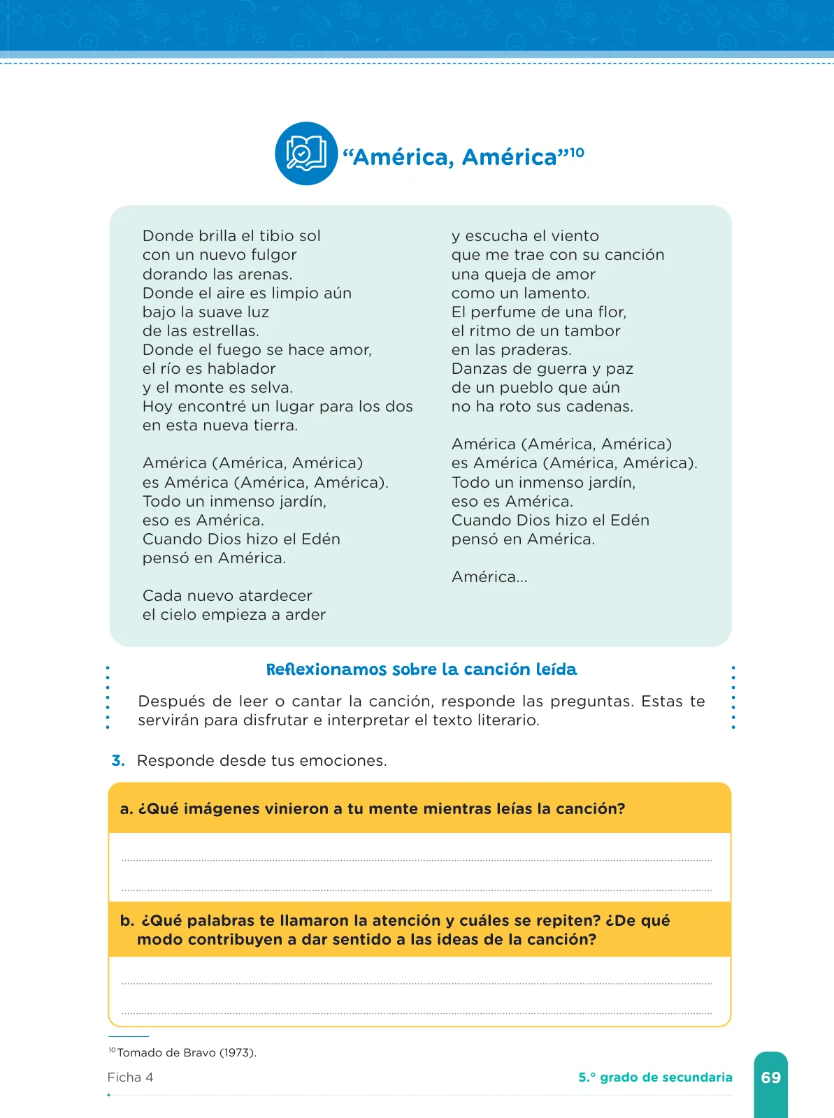 Página 71 de Fichas de aprendizaje de Comunicación 5 · 2024