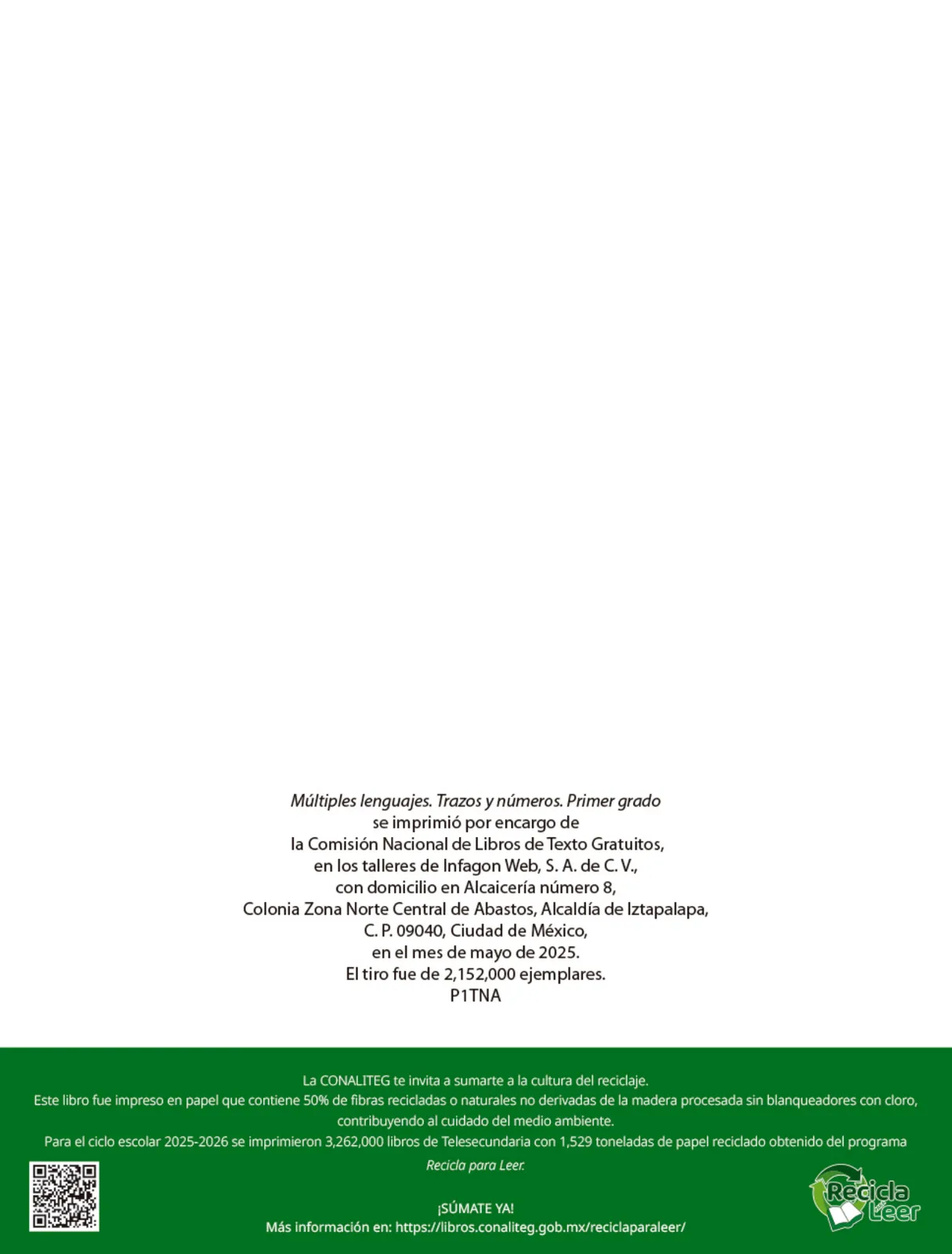 Página 113 de Múltiples lenguajes. Trazos y números.   Libro de Educación Primaria Grado 1°  Ciclo Escolar 2025 - 2026