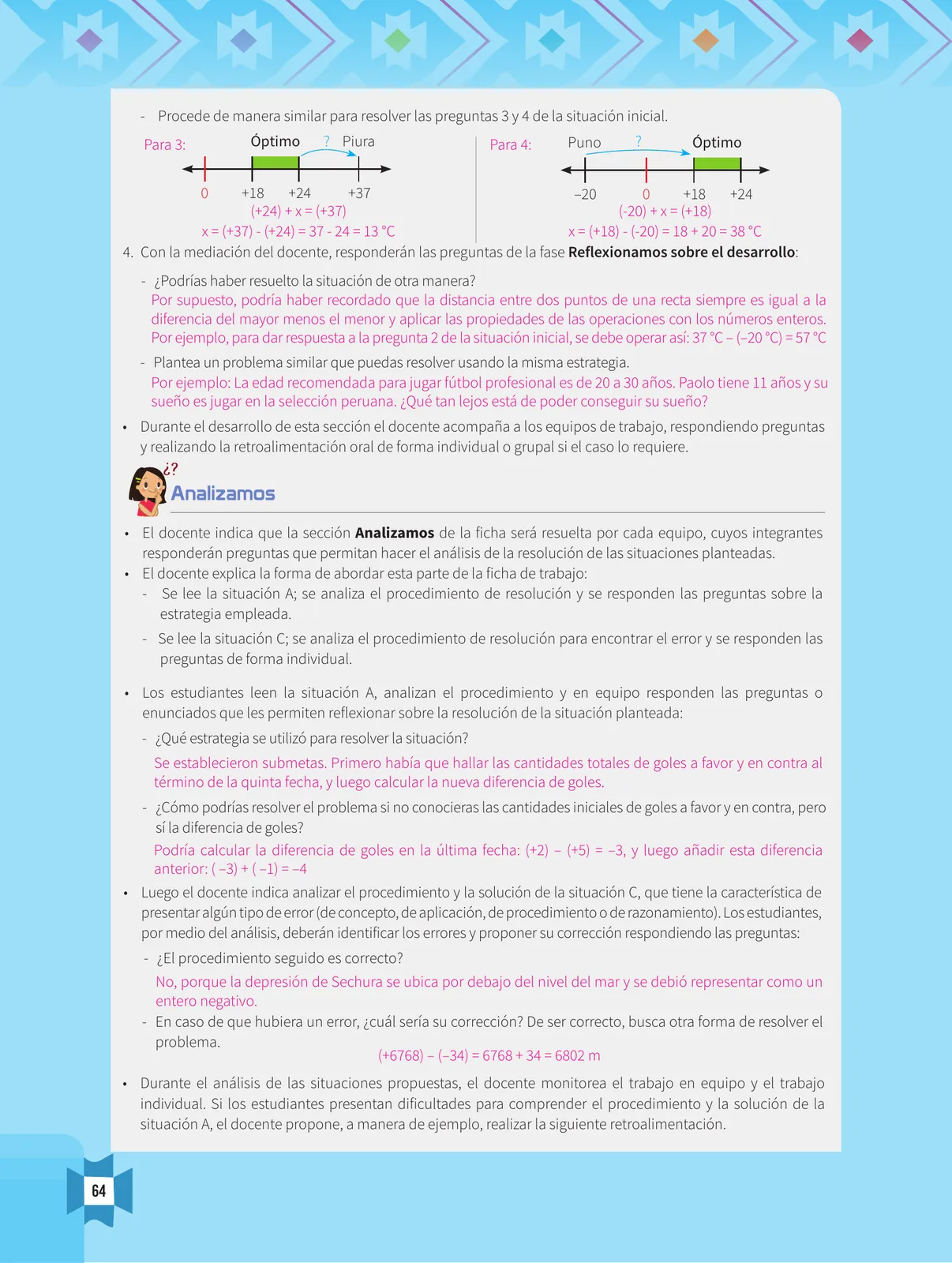 Página 66 de Resolvamos problemas 1 : manual para el docente 2018 · 2018