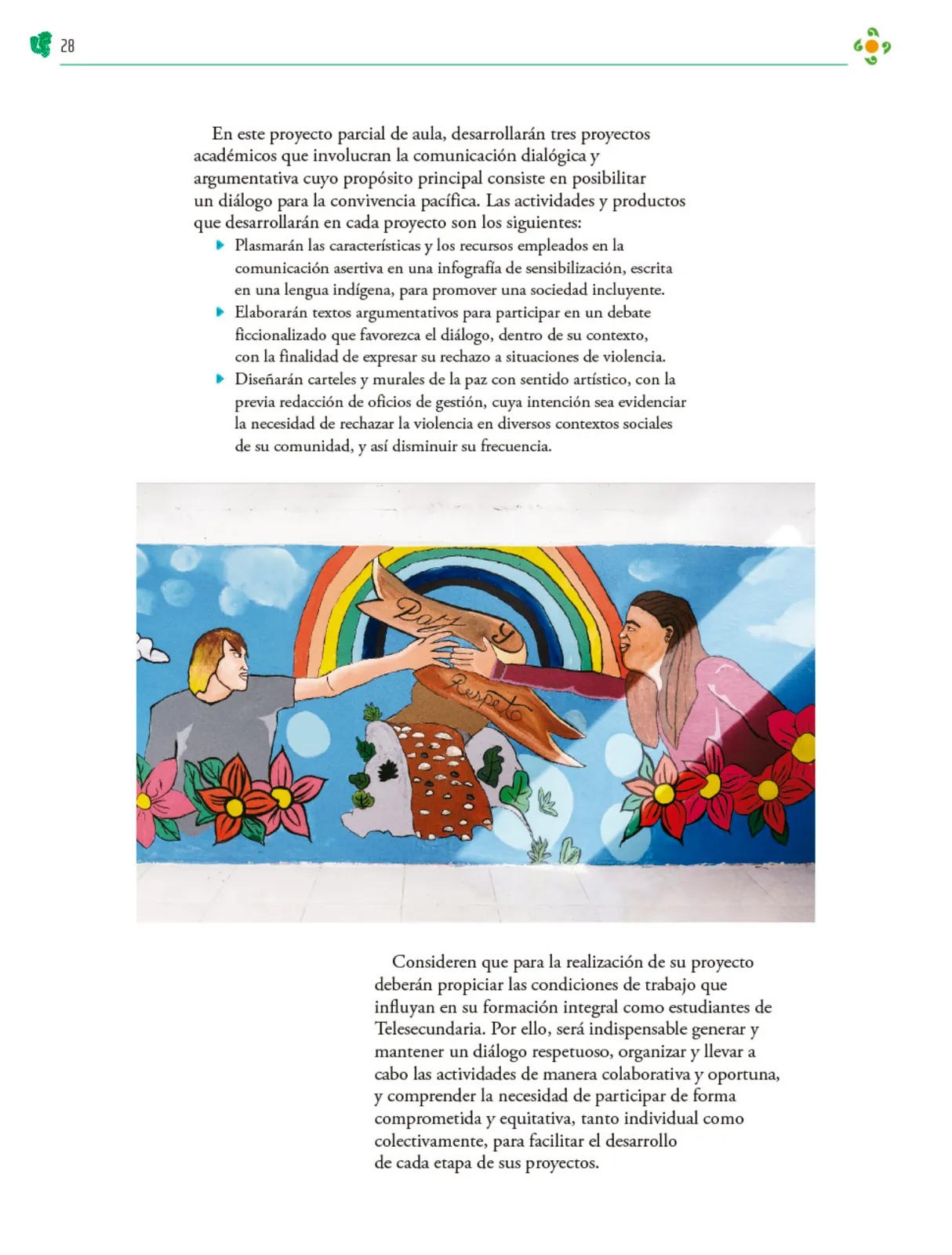 Miniatura página 29 de Colección Sk´asolil. Nuestro libro de Proyectos.  Tomo III.  Libro de Educación Telesecundaria Grado 2°  Ciclo Escolar 2025 - 2026