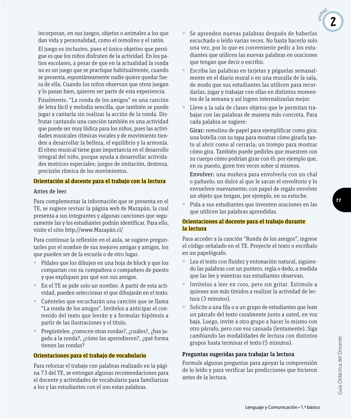 Página 144 de Lenguaje y Comunicación – Primero Básico | Texto del Estudiante MINEDUC – Descargar PDF · 2024