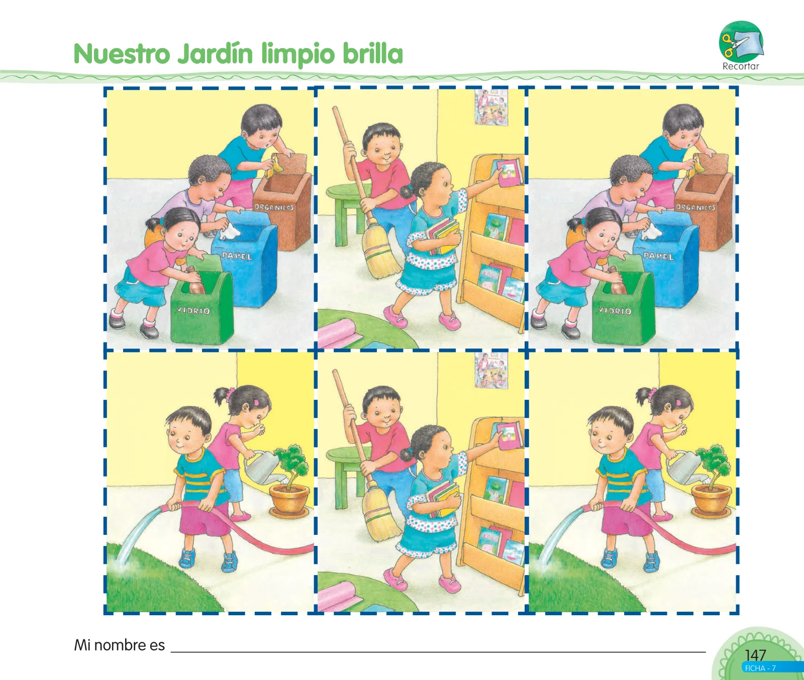 Página 149 de Aprendemos jugando : cuaderno de trabajo para niños y niñas de 4 años · 2017