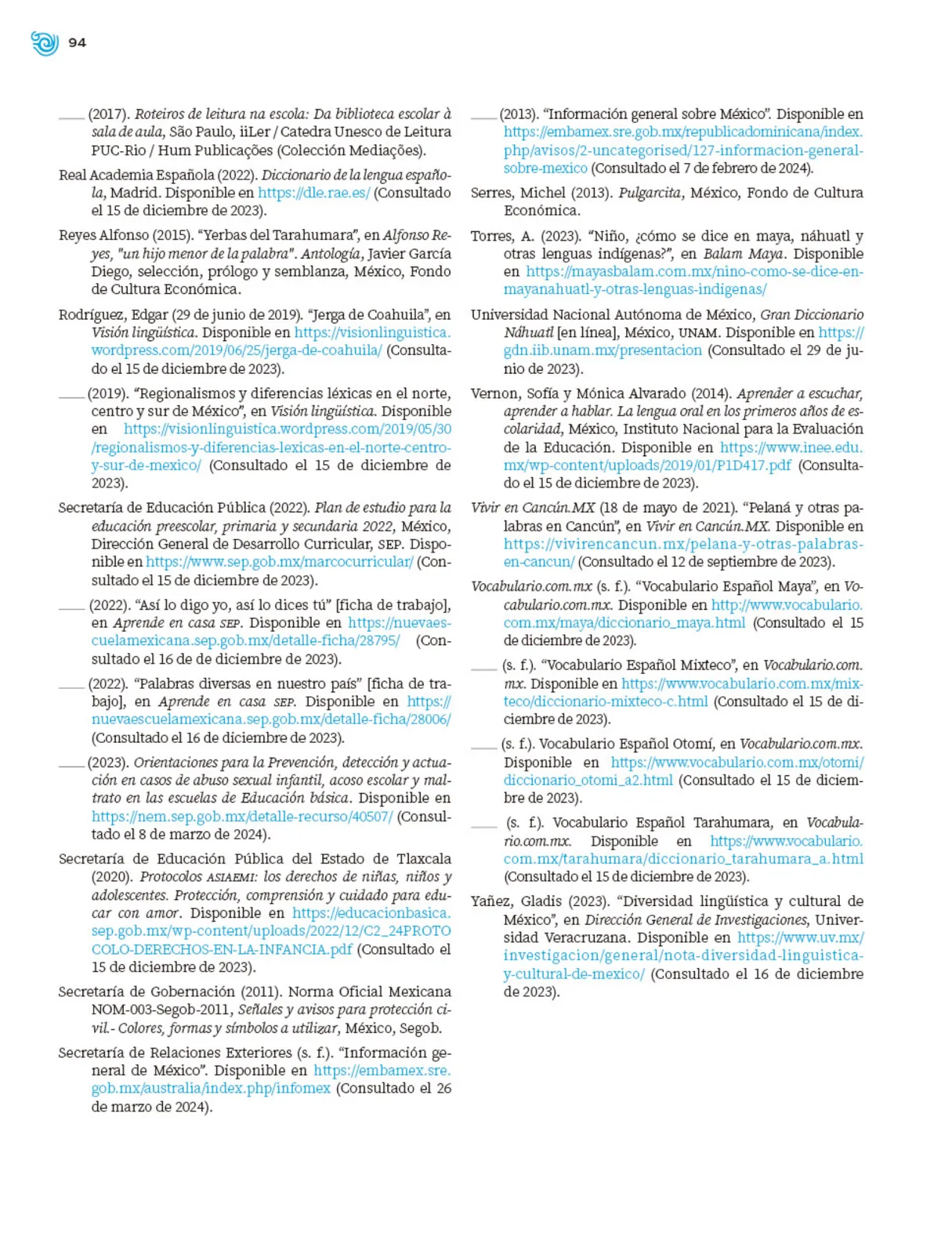 Miniatura página 95 de Múltiples lenguajes. Trazos y palabras.   Libro de Educación Primaria Grado 1°  Ciclo Escolar 2025 - 2026
