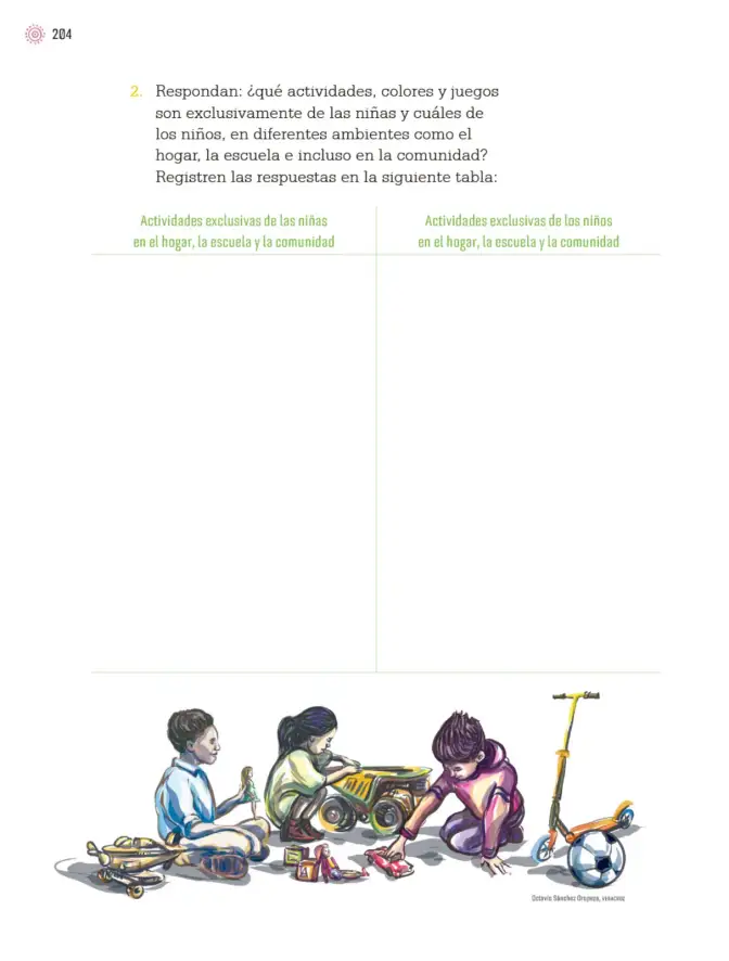 Página 207 de Proyectos de Aula. Libro de Educación Primaria Grado 3° Ciclo Escolar 2025 - 2026