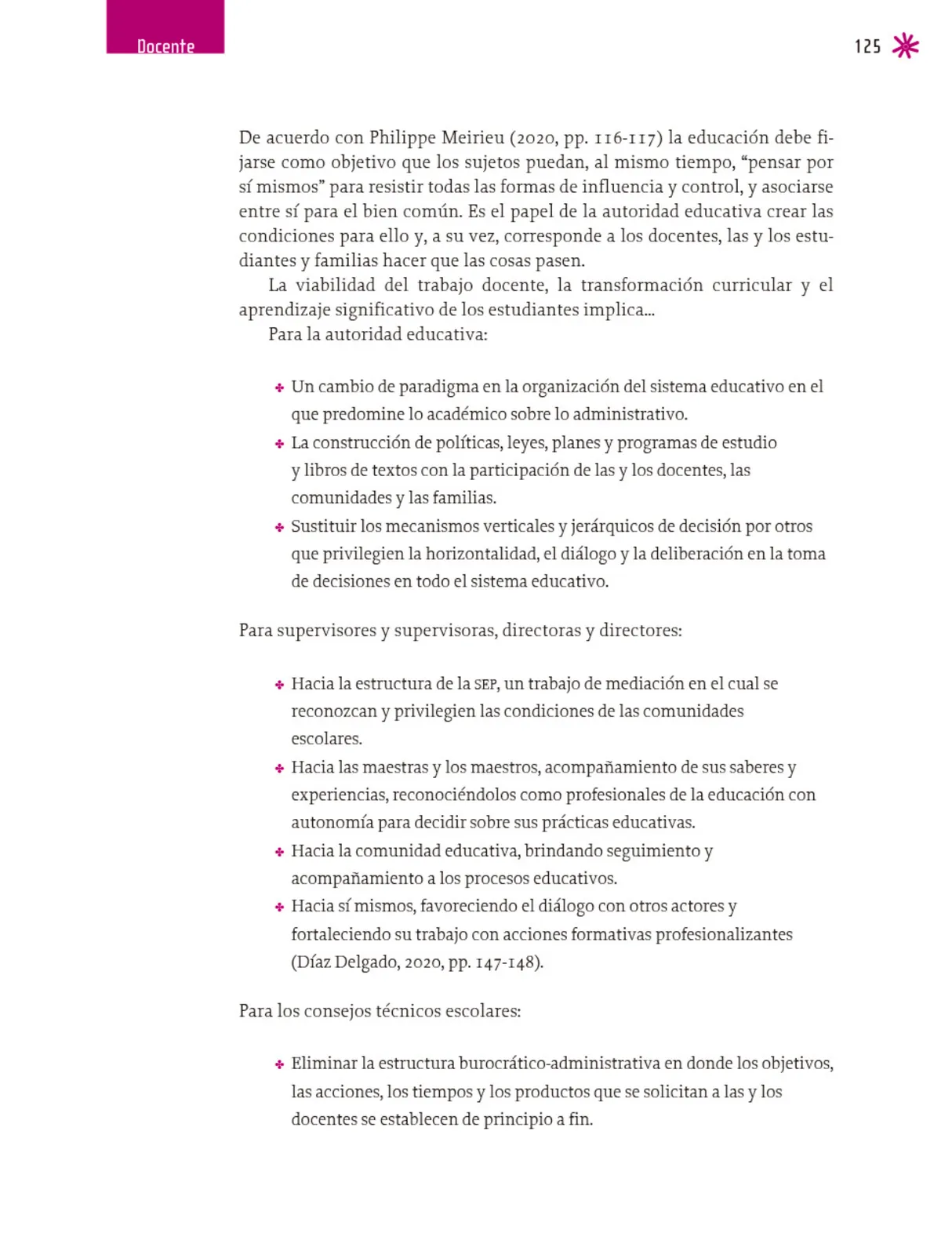 Página 126 de Un libro sin recetas para la maestra y el maestro. Fase 6. Libro de Educación Telesecundaria Grado 1°, 2°, 3° Ciclo Escolar 2025 - 2026