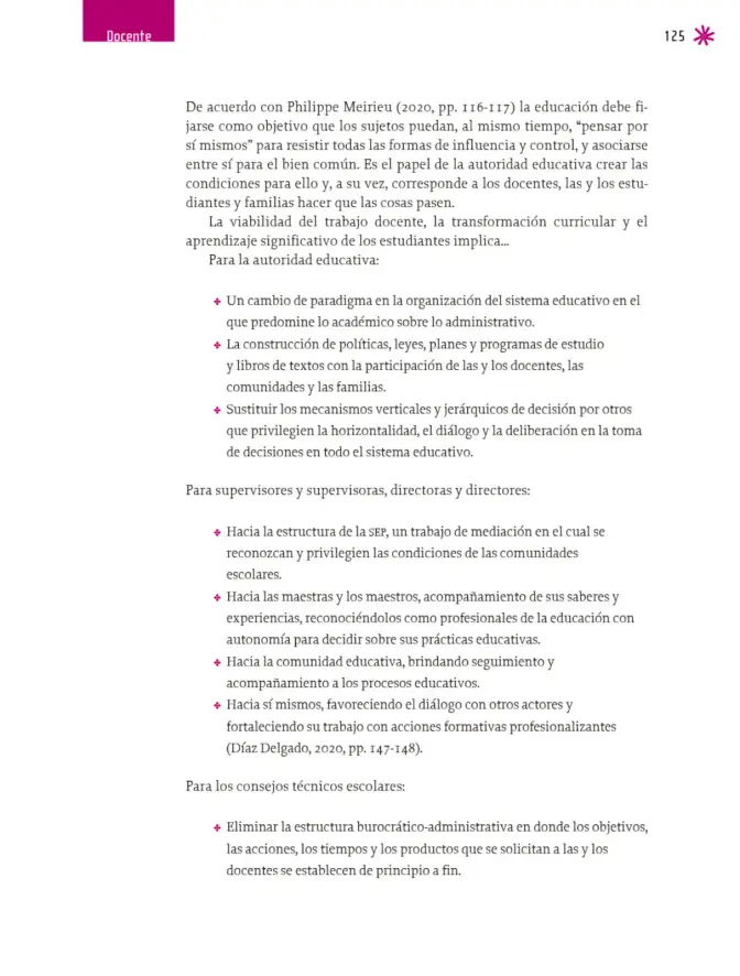 Página 126 de Un libro sin recetas para la maestra y el maestro. Fase 6. Libro de Educación Telesecundaria Grado 1°, 2°, 3° Ciclo Escolar 2025 - 2026