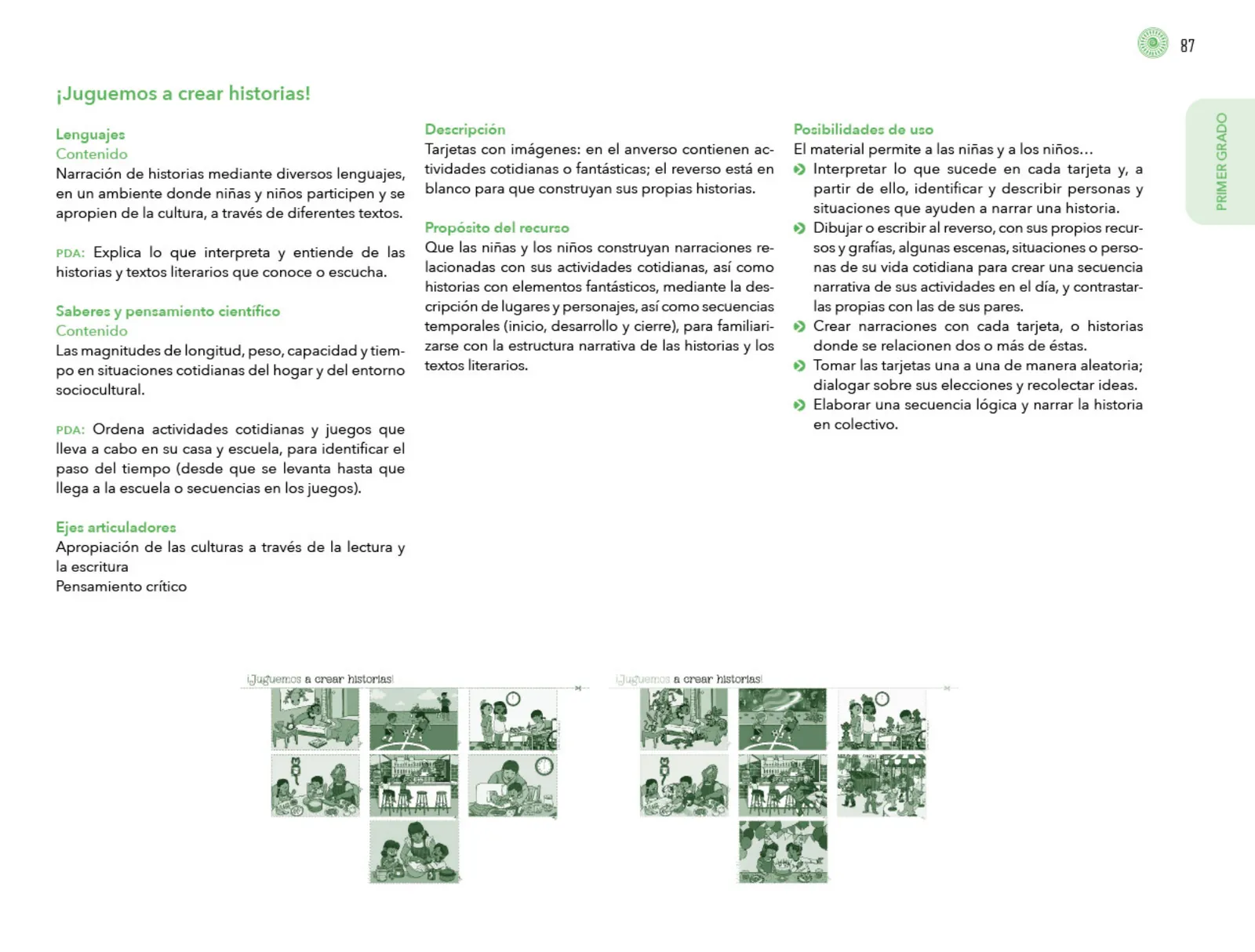 Miniatura página 88 de Posibilidades de trabajo para la acción transformadora y el codiseño. Ficheros. Fase 2  Libro de Educación Preescolar Grado 1°, 2°, 3°  Ciclo Escolar 2025 - 2026