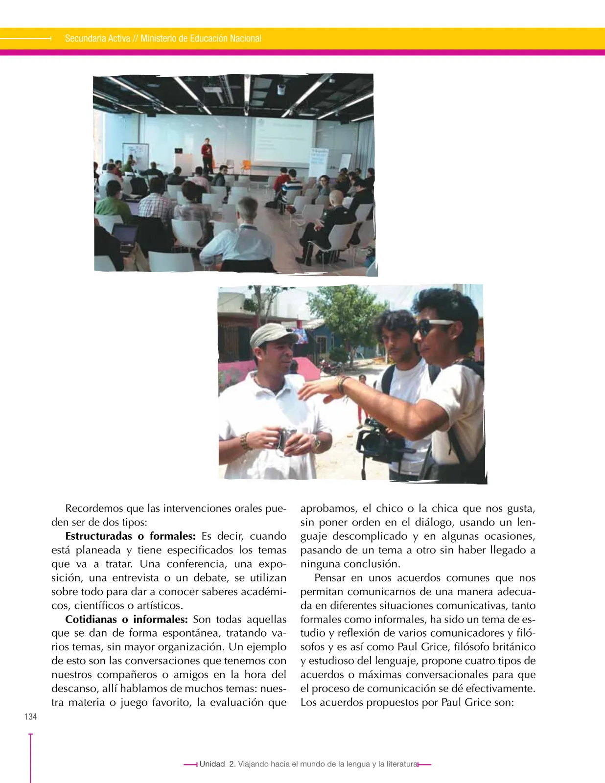 Miniatura página 134 de Lenguaje 7° · Secundaria Activa