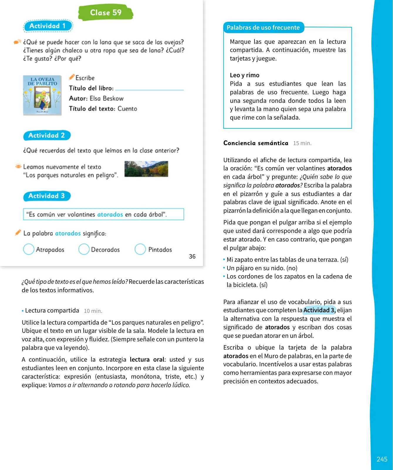 Página 246 de Lenguaje y Comunicación – Segundo Básico – Texto del Estudiante MINEDUC – Descargar PDF · 2024