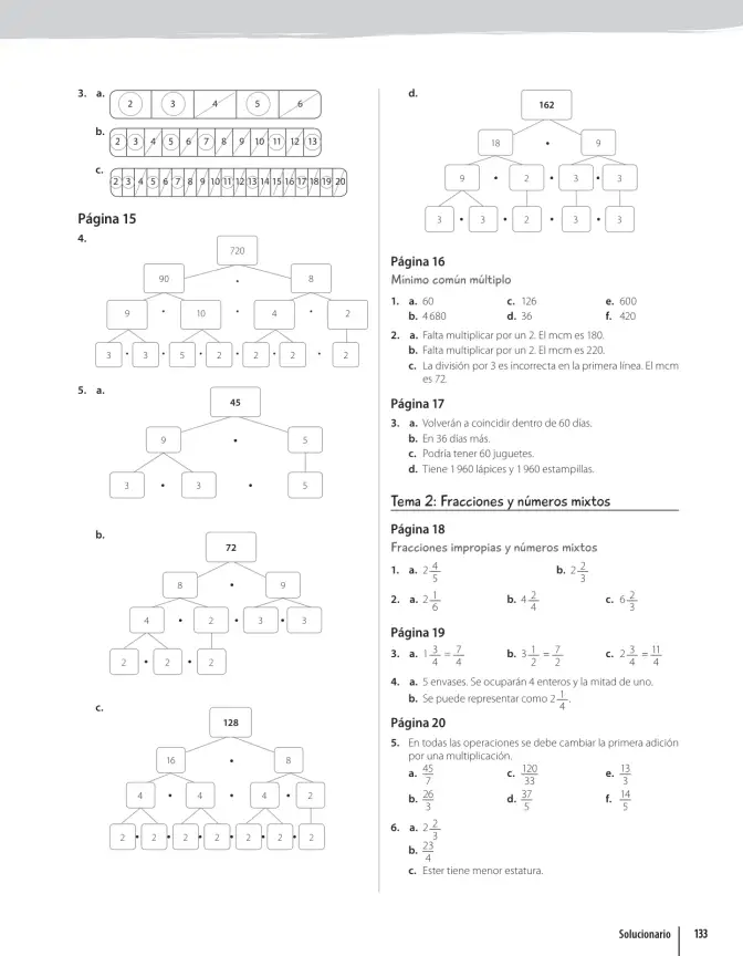 Página 135 de Matemática – Sexto Básico | Texto del Estudiante MINEDUC – Descargar PDF · 2024