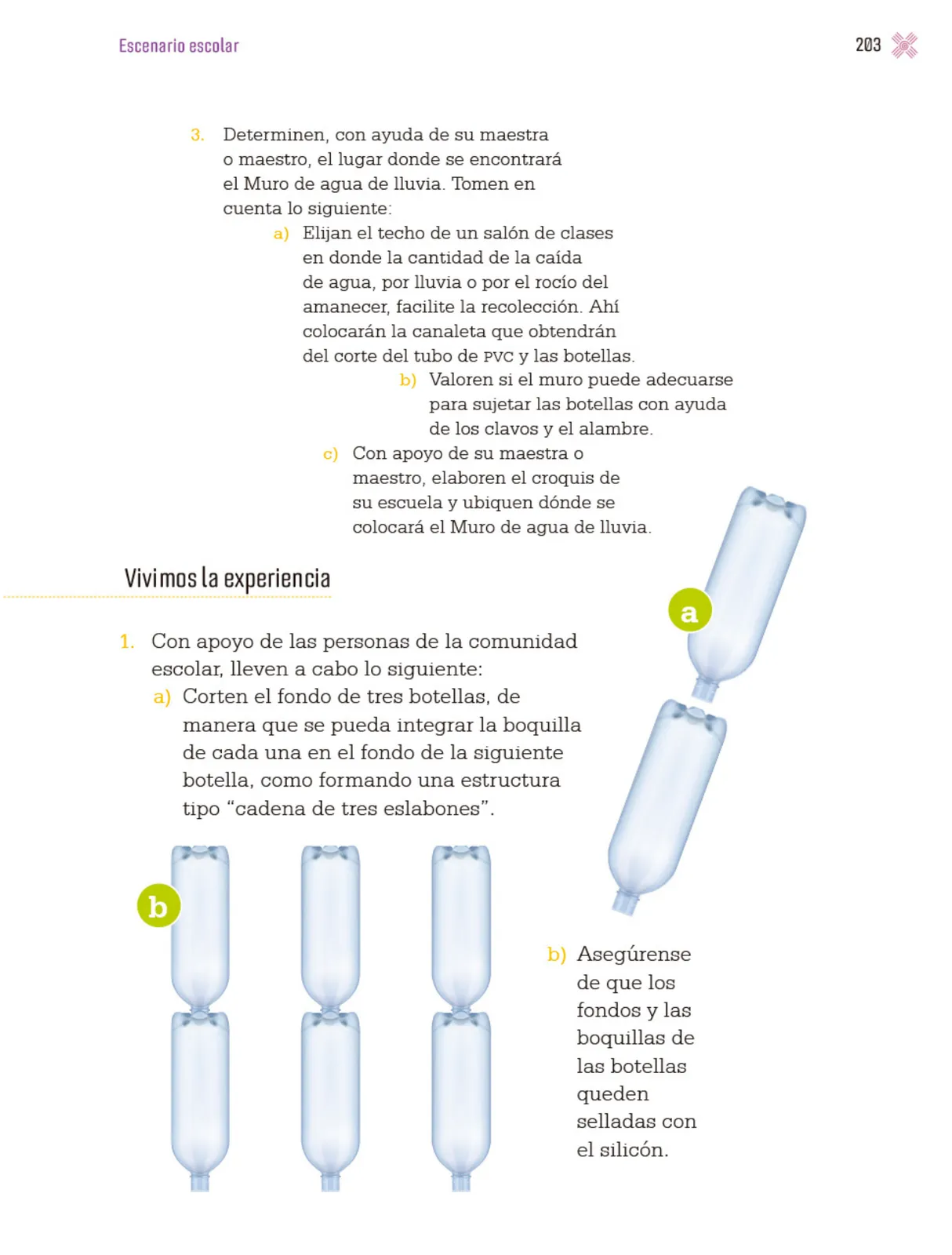 Página 206 de Proyectos Escolares. Libro de Educación Primaria Grado 3° Ciclo Escolar 2025 - 2026
