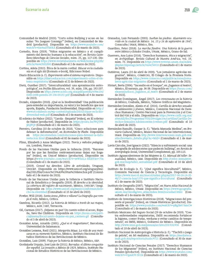Página 362 de Proyectos de Aula. Libro de Educación Primaria Grado 5° Ciclo Escolar 2025 - 2026
