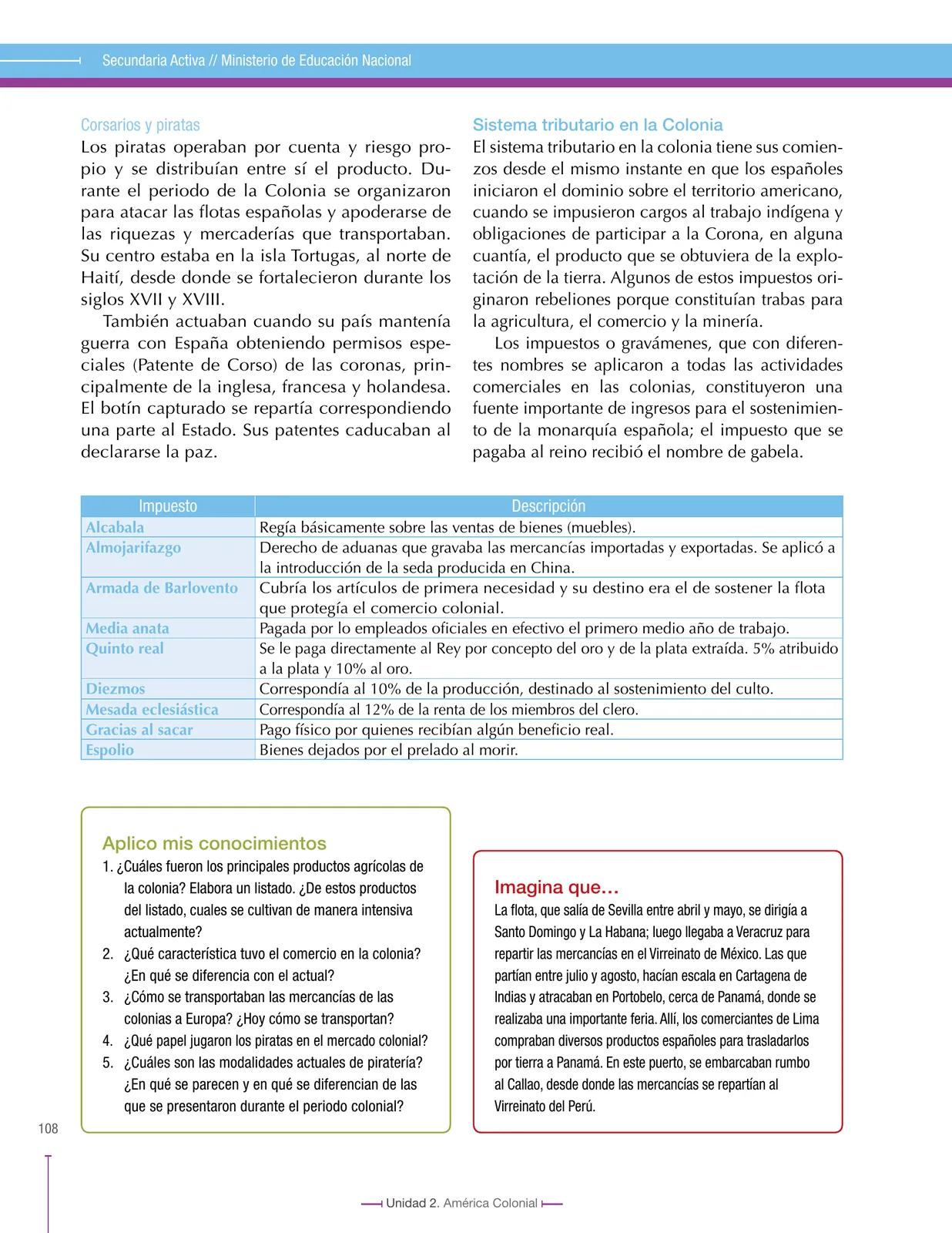 Miniatura página 108 de Ciencias Sociales 8° · Secundaria Activa